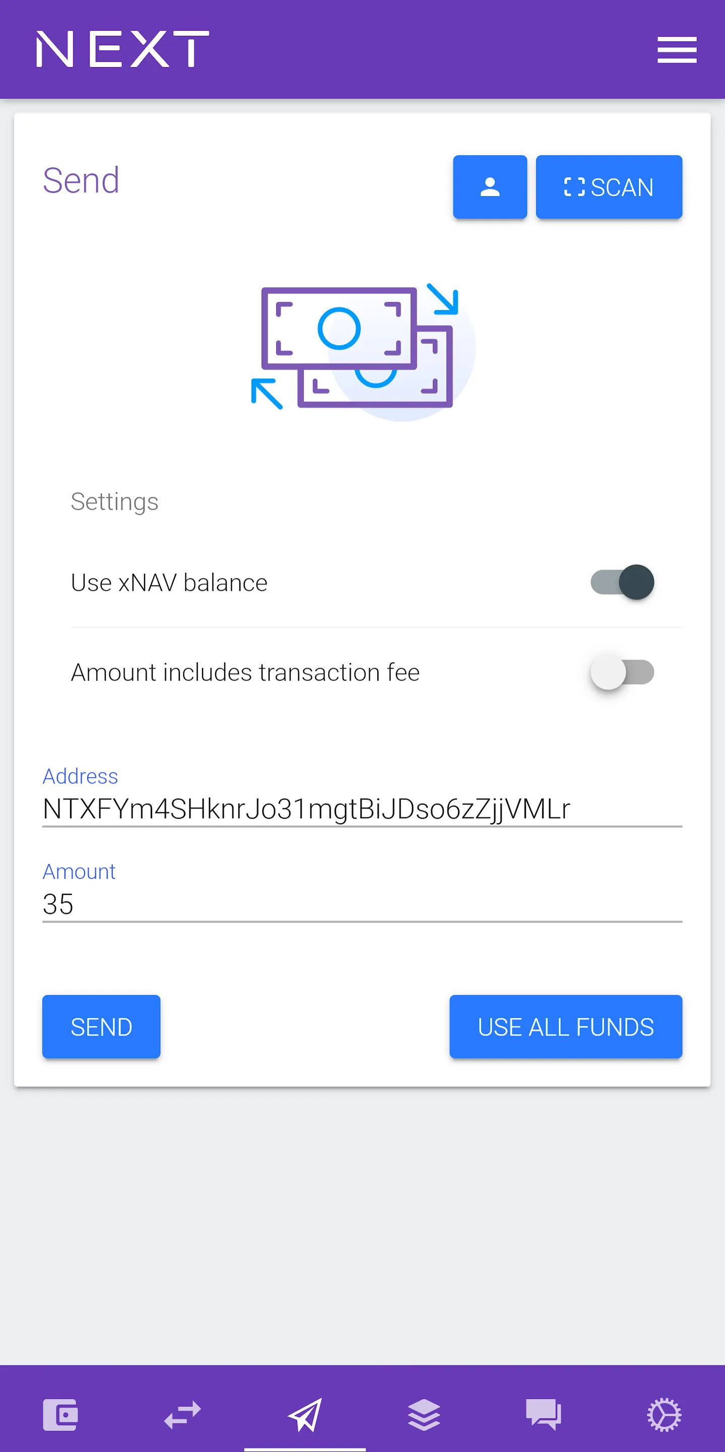 Navcoin NEXT Wallet | Indus Appstore | Screenshot