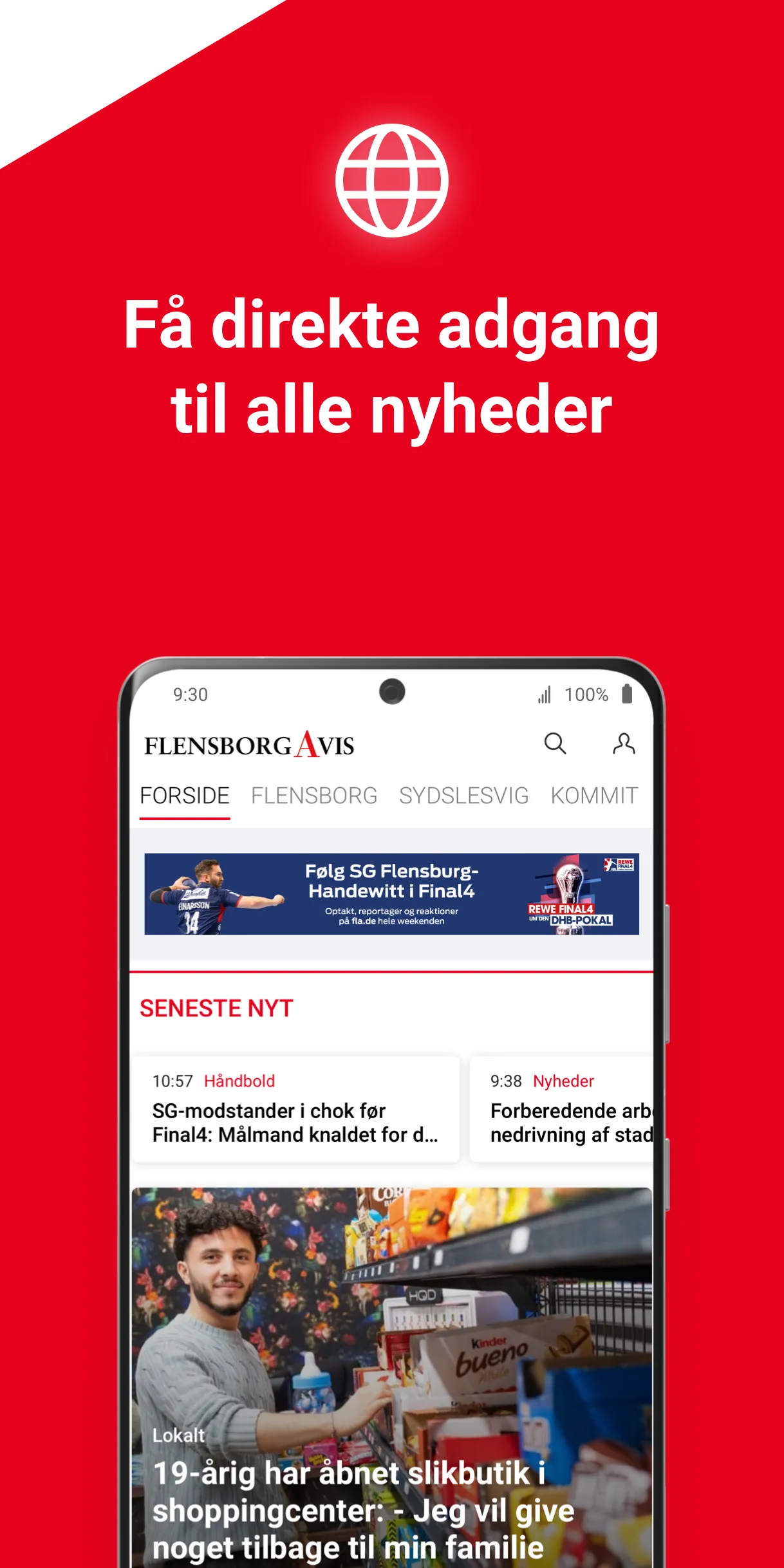 FLA Nyheder | Indus Appstore | Screenshot