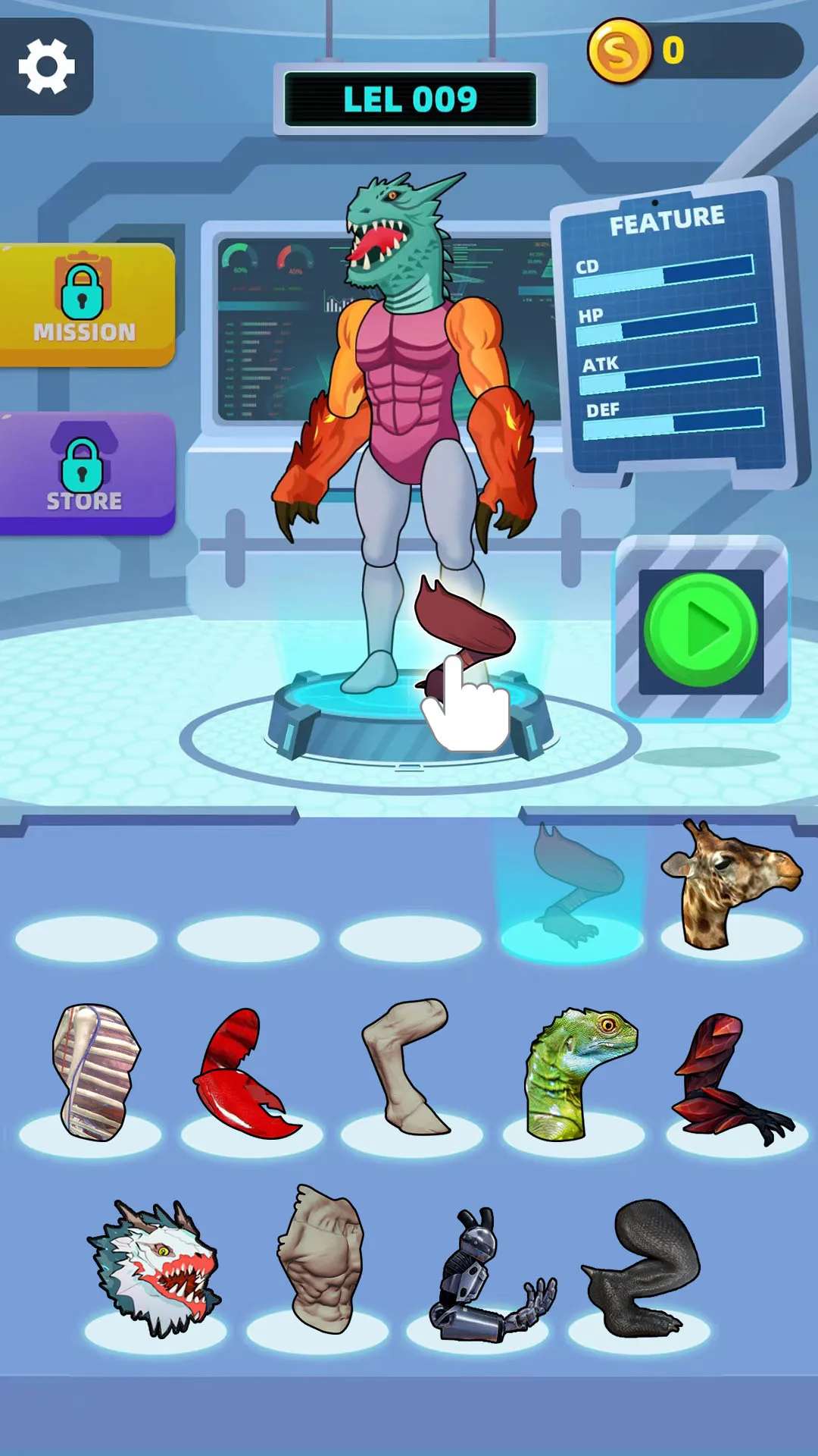 Mutant Fighting--gene monster | Indus Appstore | Screenshot