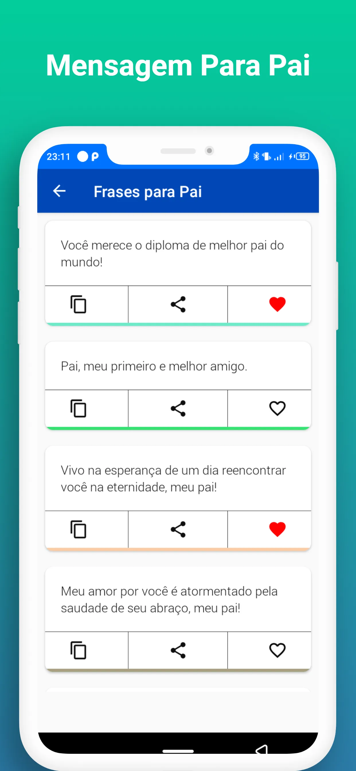 Mensagem Para Pai 2024 | Indus Appstore | Screenshot