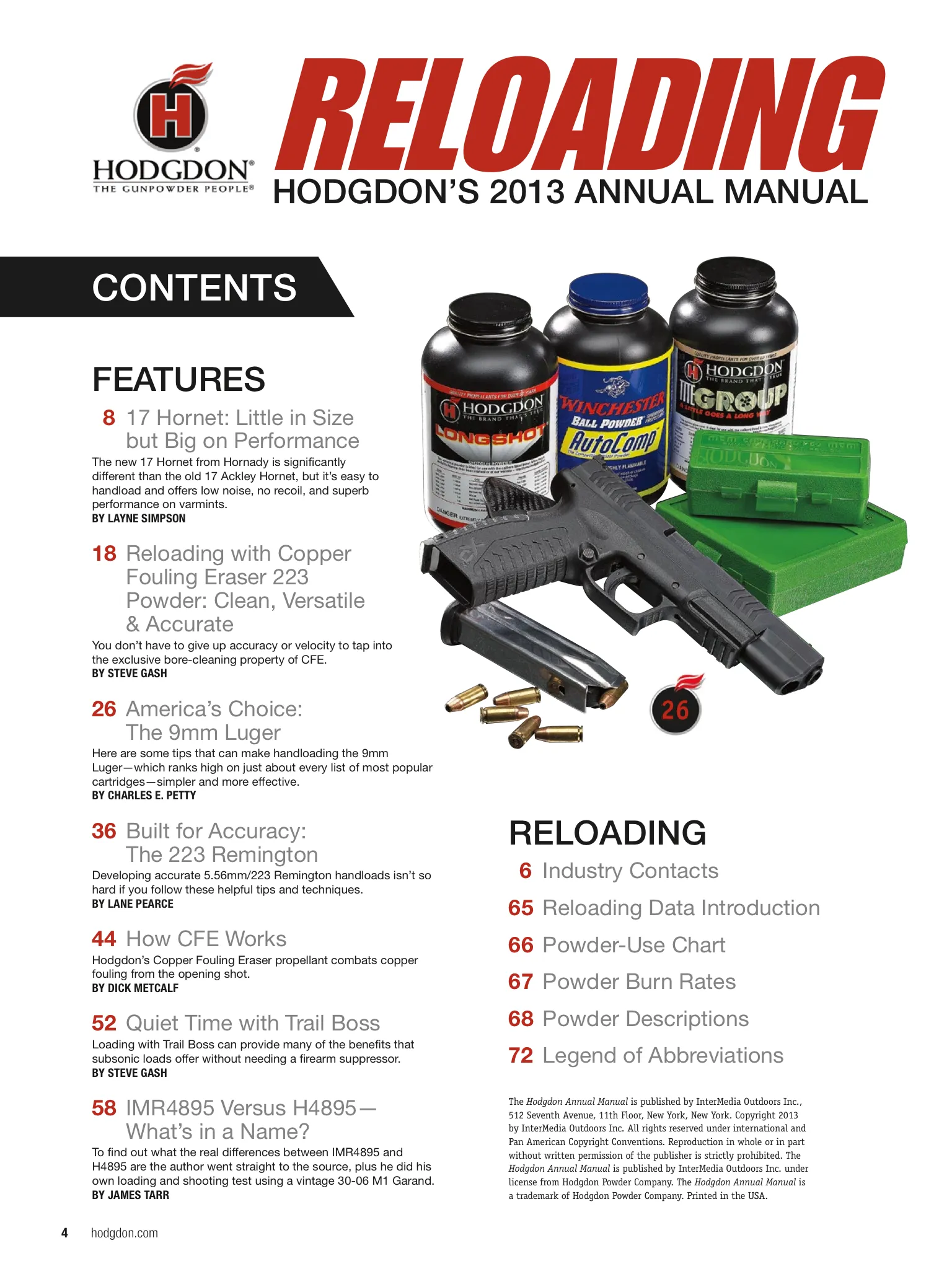 Hodgdon Reloading Manual | Indus Appstore | Screenshot