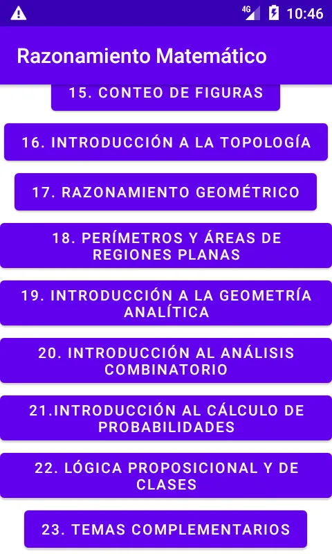 Razonamiento Matemático Teoría | Indus Appstore | Screenshot