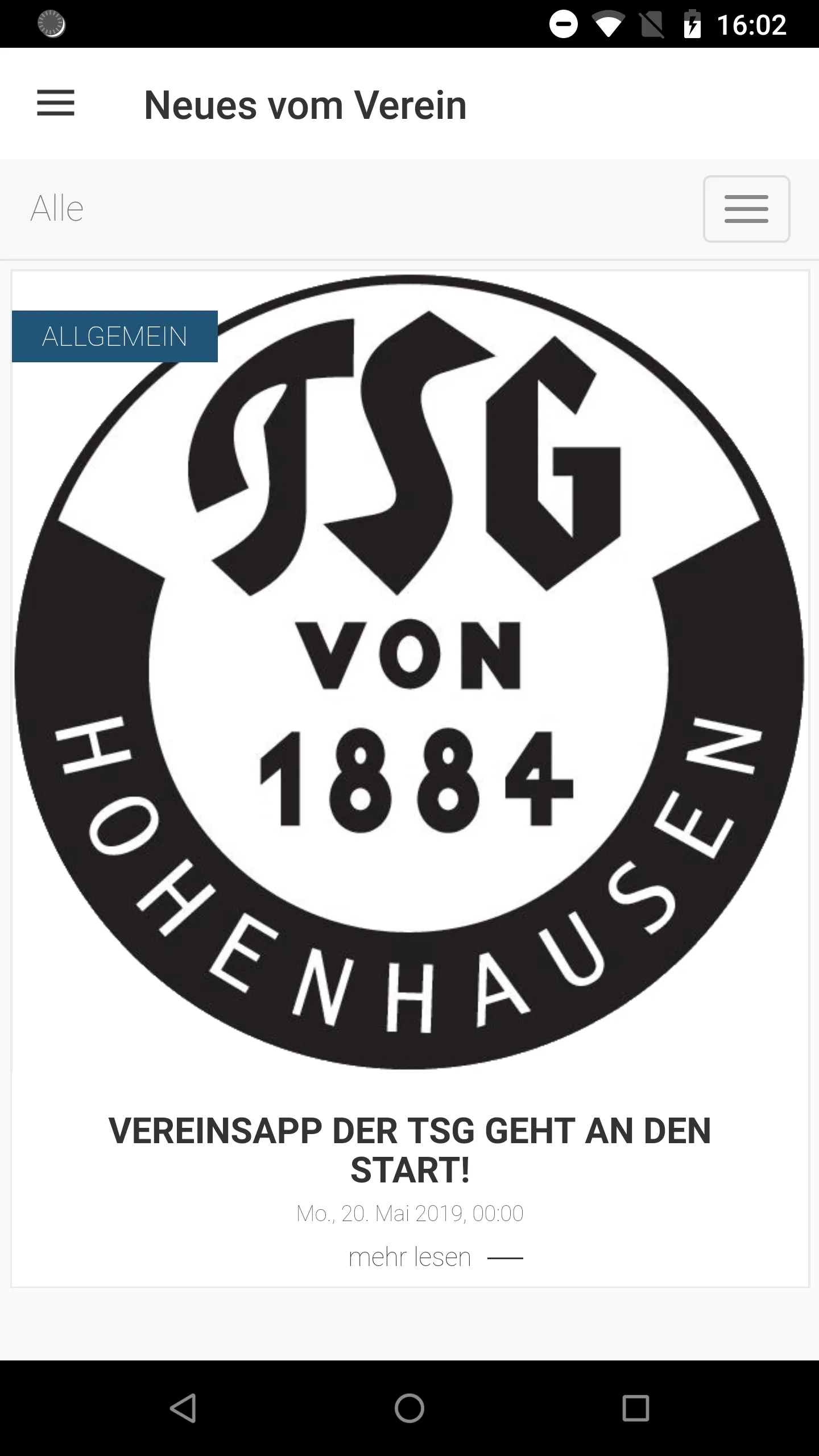 TSG Hohenhausen | Indus Appstore | Screenshot