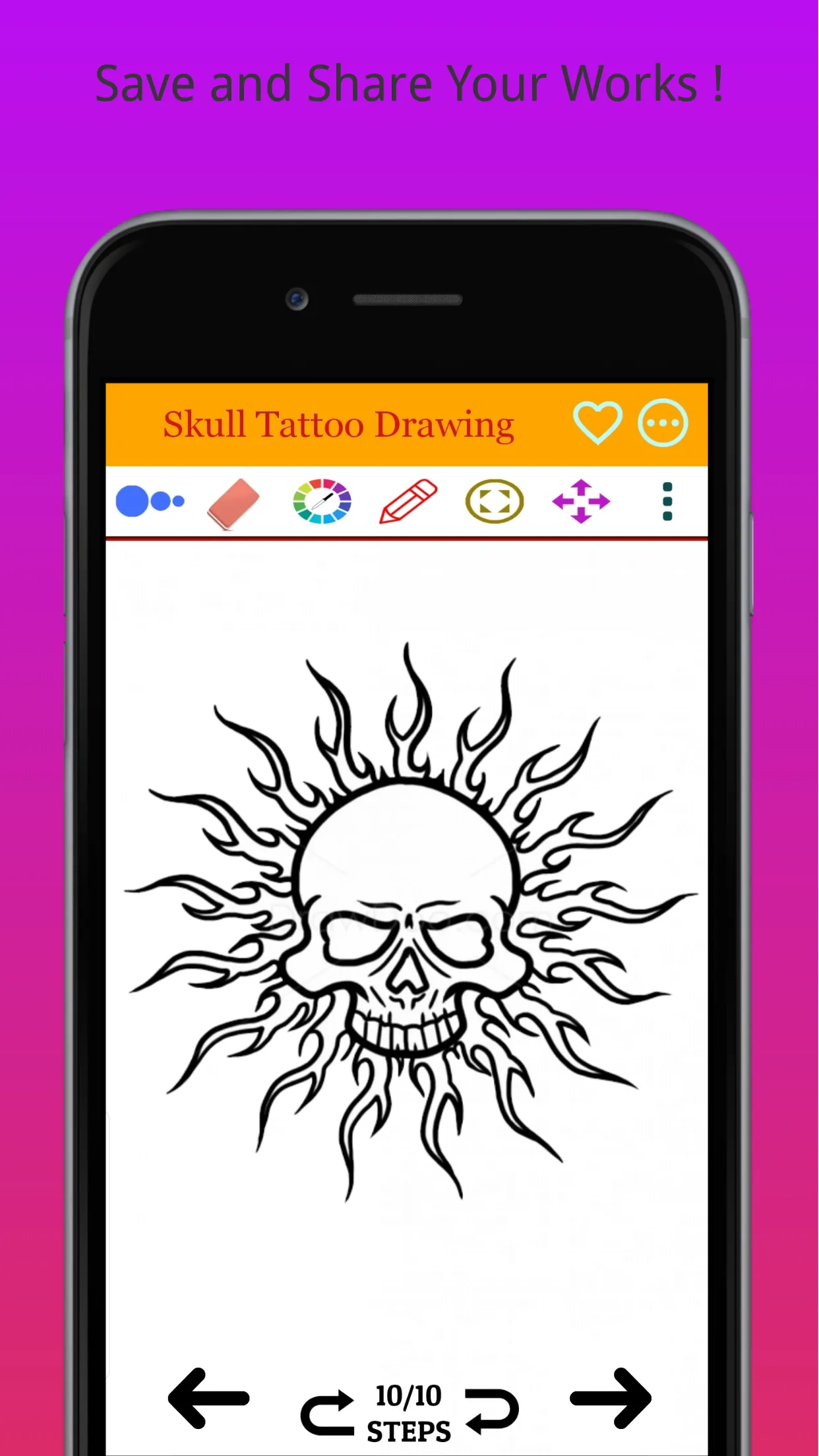 How to Draw Easy Skull Tattoo | Indus Appstore | Screenshot