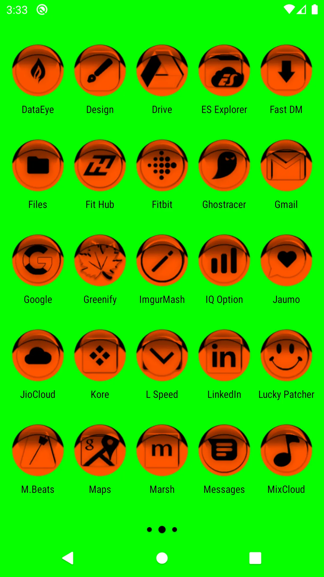 Orange Icon Pack Style 1 | Indus Appstore | Screenshot