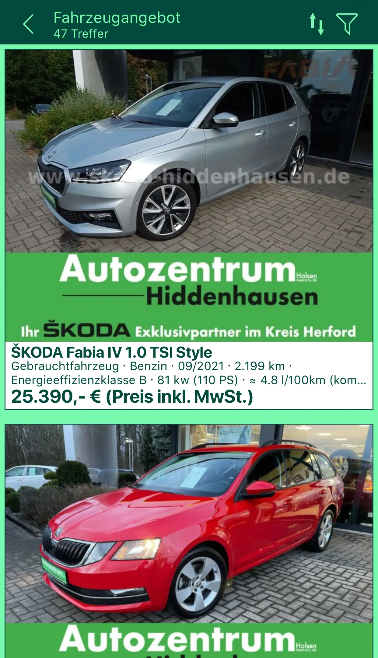 SKODA Hiddenhausen | Indus Appstore | Screenshot