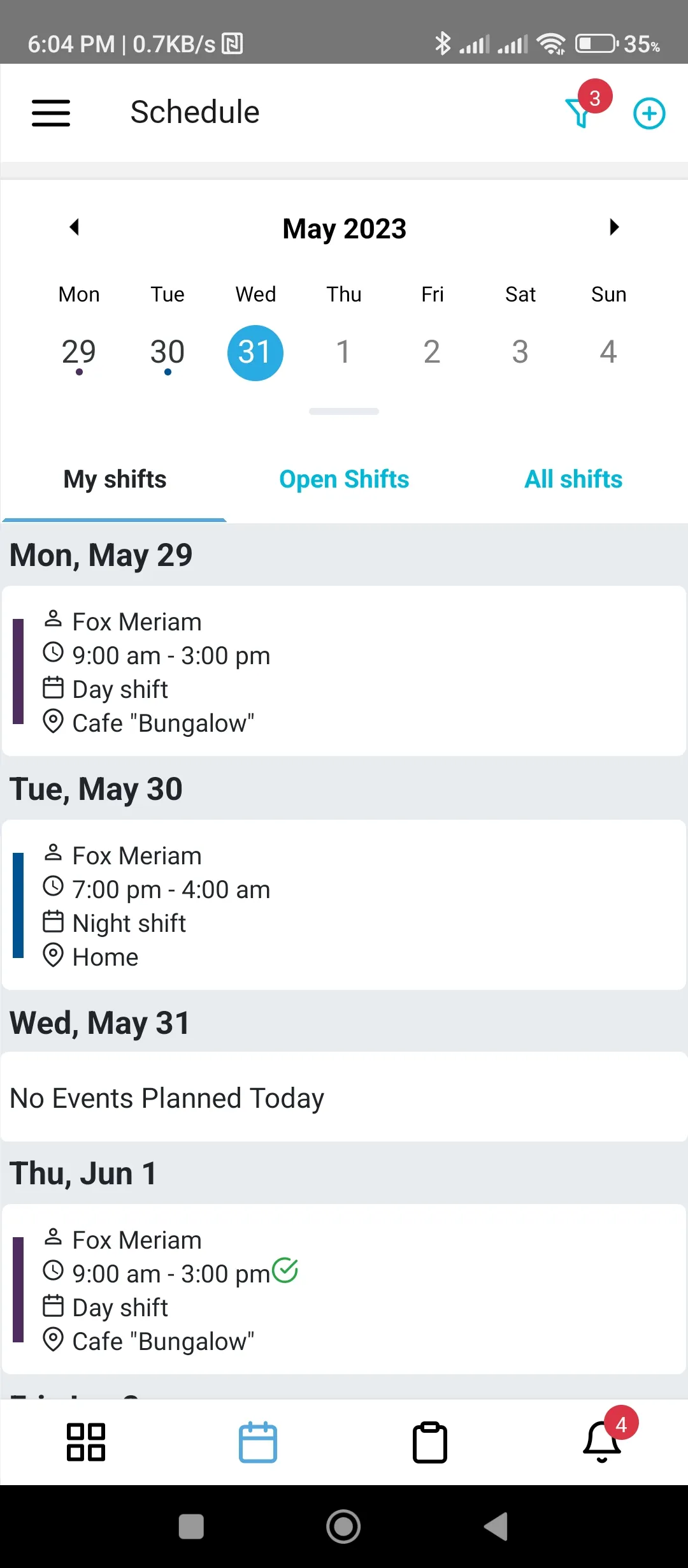 Shifton work scheduling | Indus Appstore | Screenshot