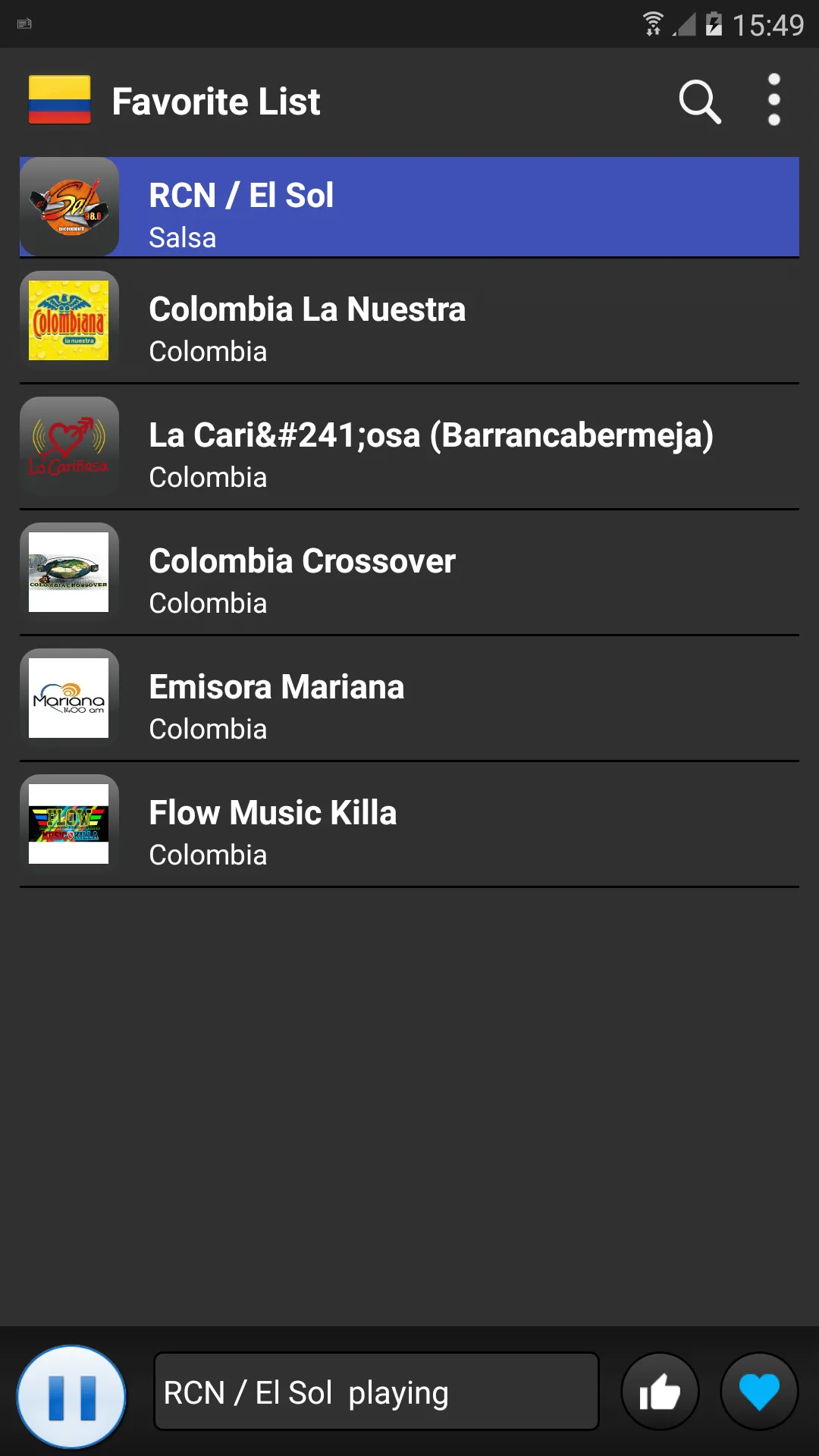 Radio Colombia - AM FM Online | Indus Appstore | Screenshot