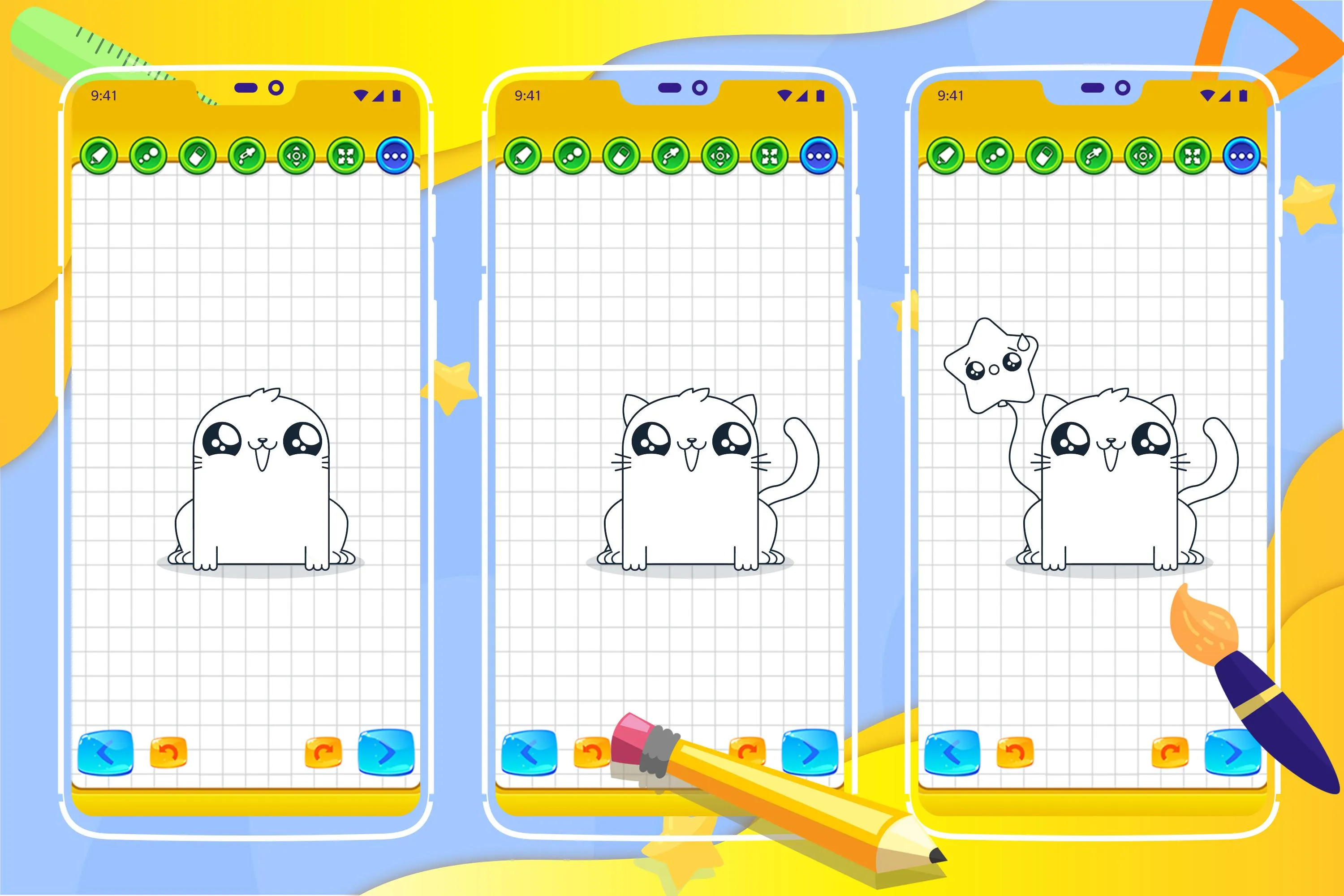 Learn to Draw Cute Characters | Indus Appstore | Screenshot