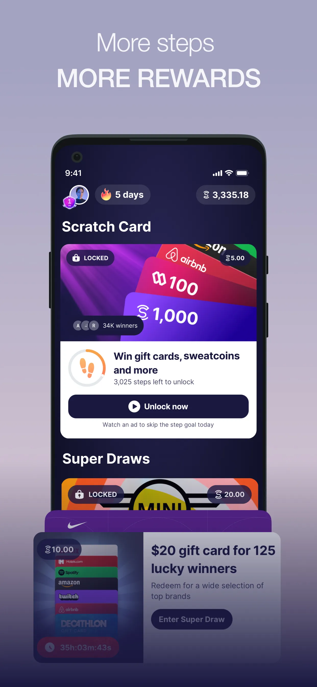 Sweatcoin・Walking Step Counter | Indus Appstore | Screenshot