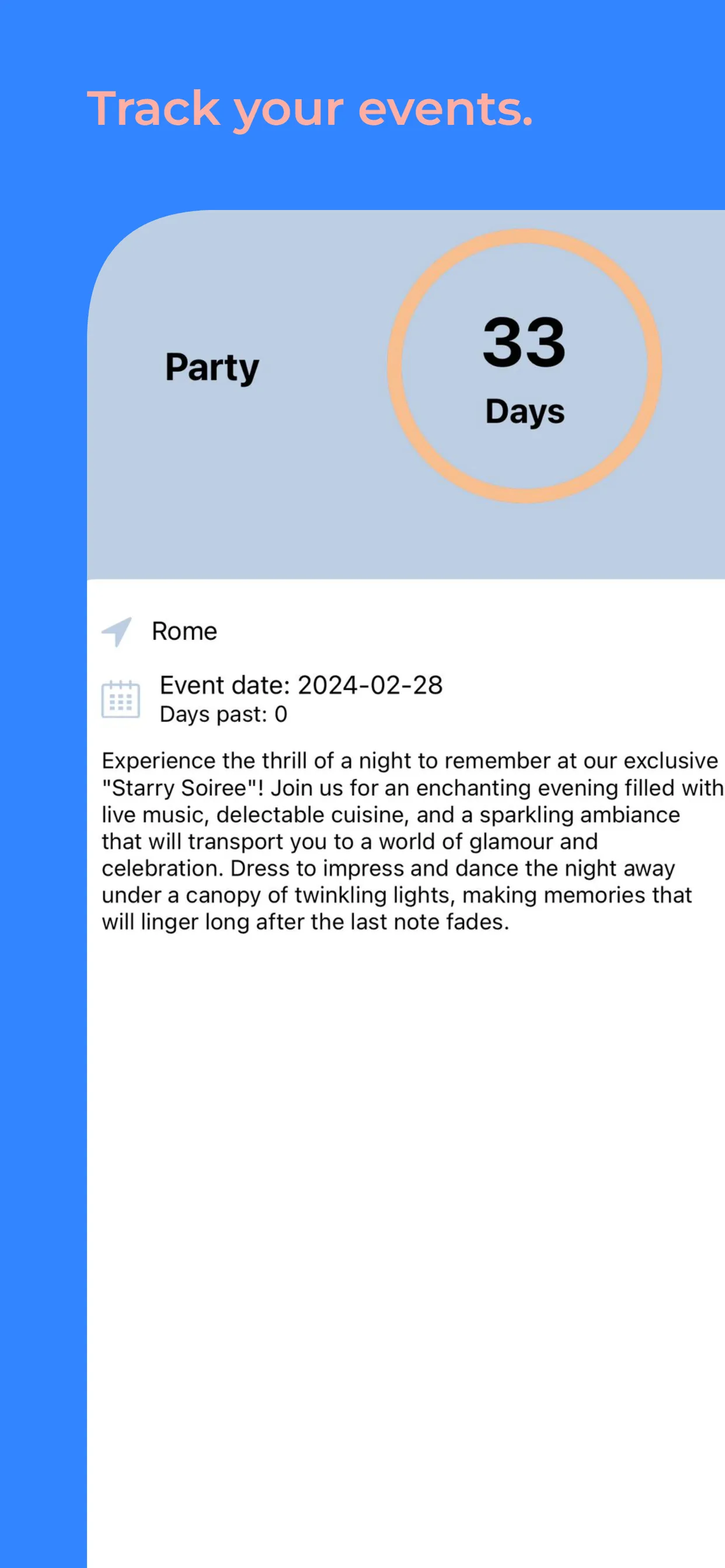 EventTracker Pro | Indus Appstore | Screenshot