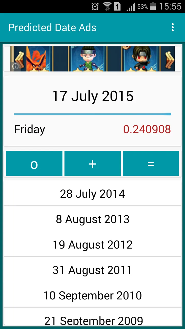 Predicted Date Ads | Indus Appstore | Screenshot