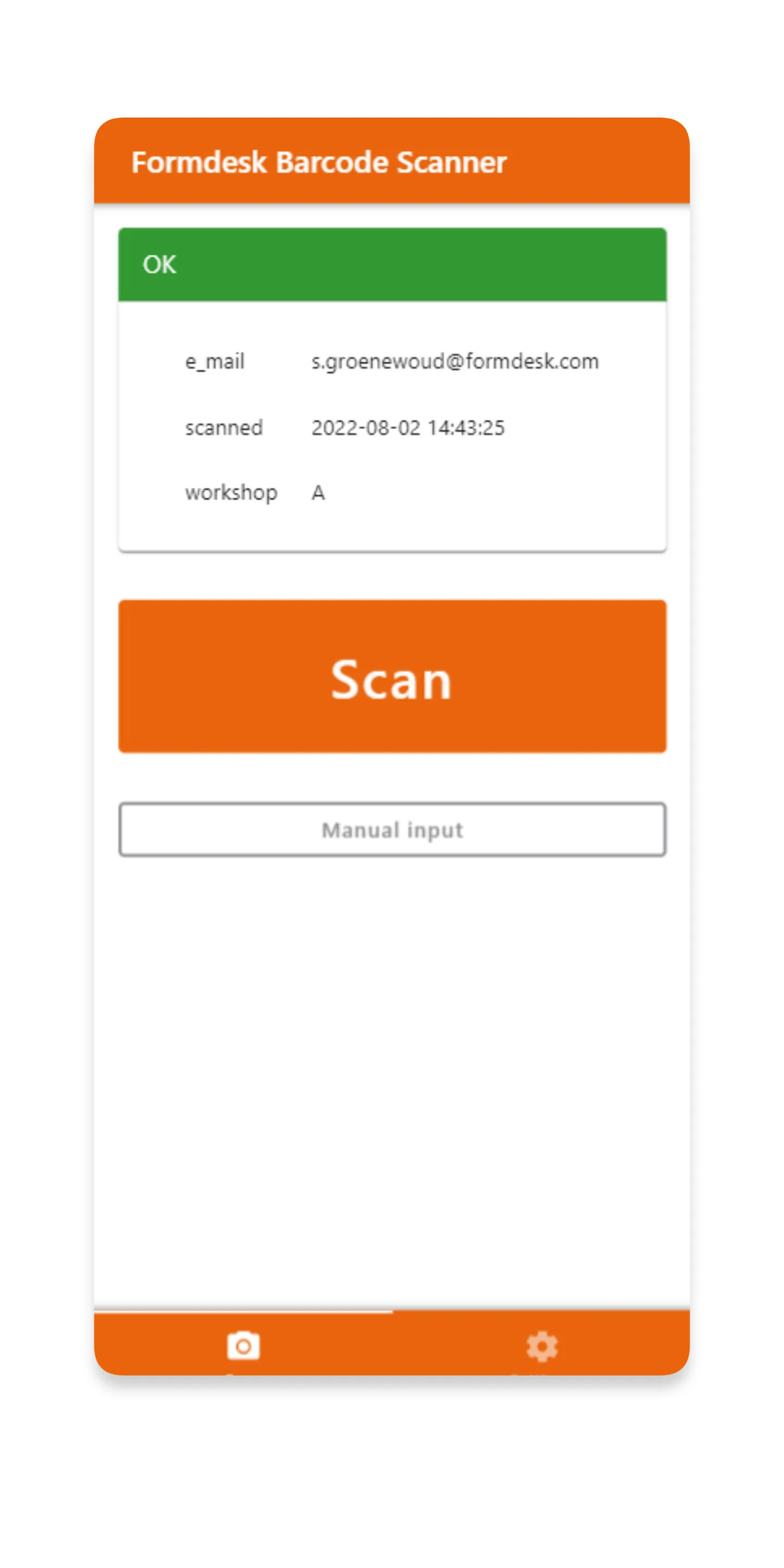 Formdesk Barcode Scanner | Indus Appstore | Screenshot