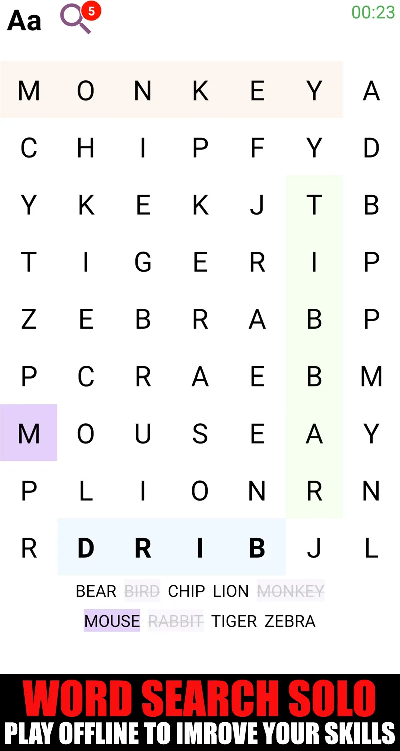 Find the words puzzle | Indus Appstore | Screenshot