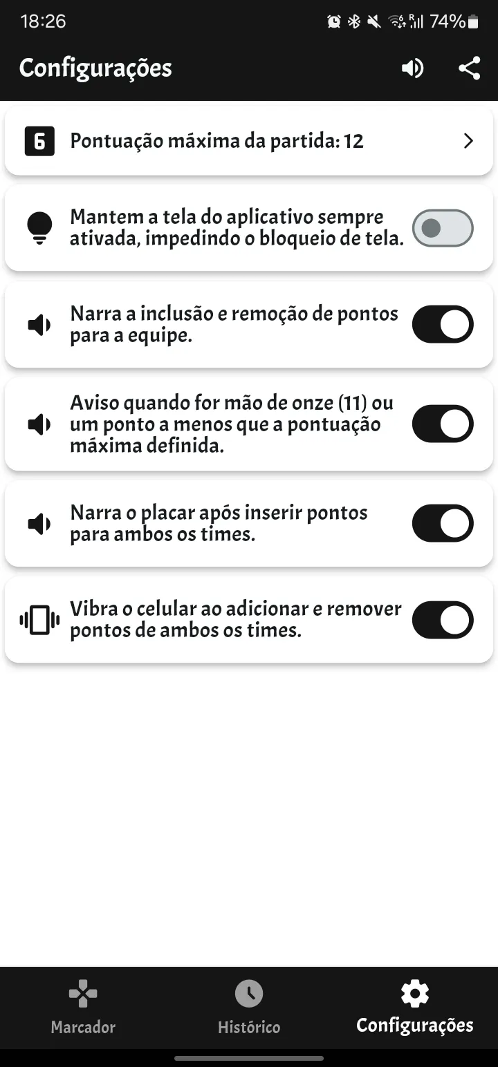 Marcador de truco que fala | Indus Appstore | Screenshot