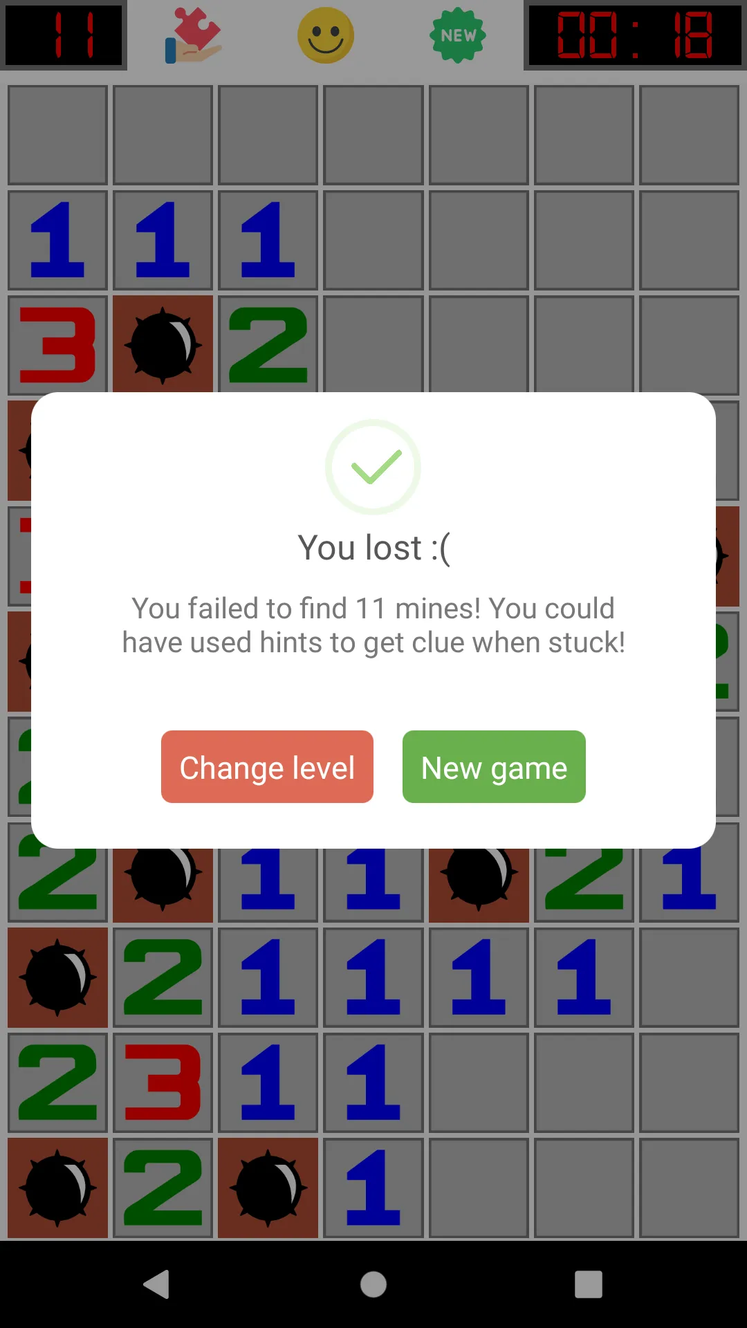 Minesweeper: TV, Phone, Tablet | Indus Appstore | Screenshot