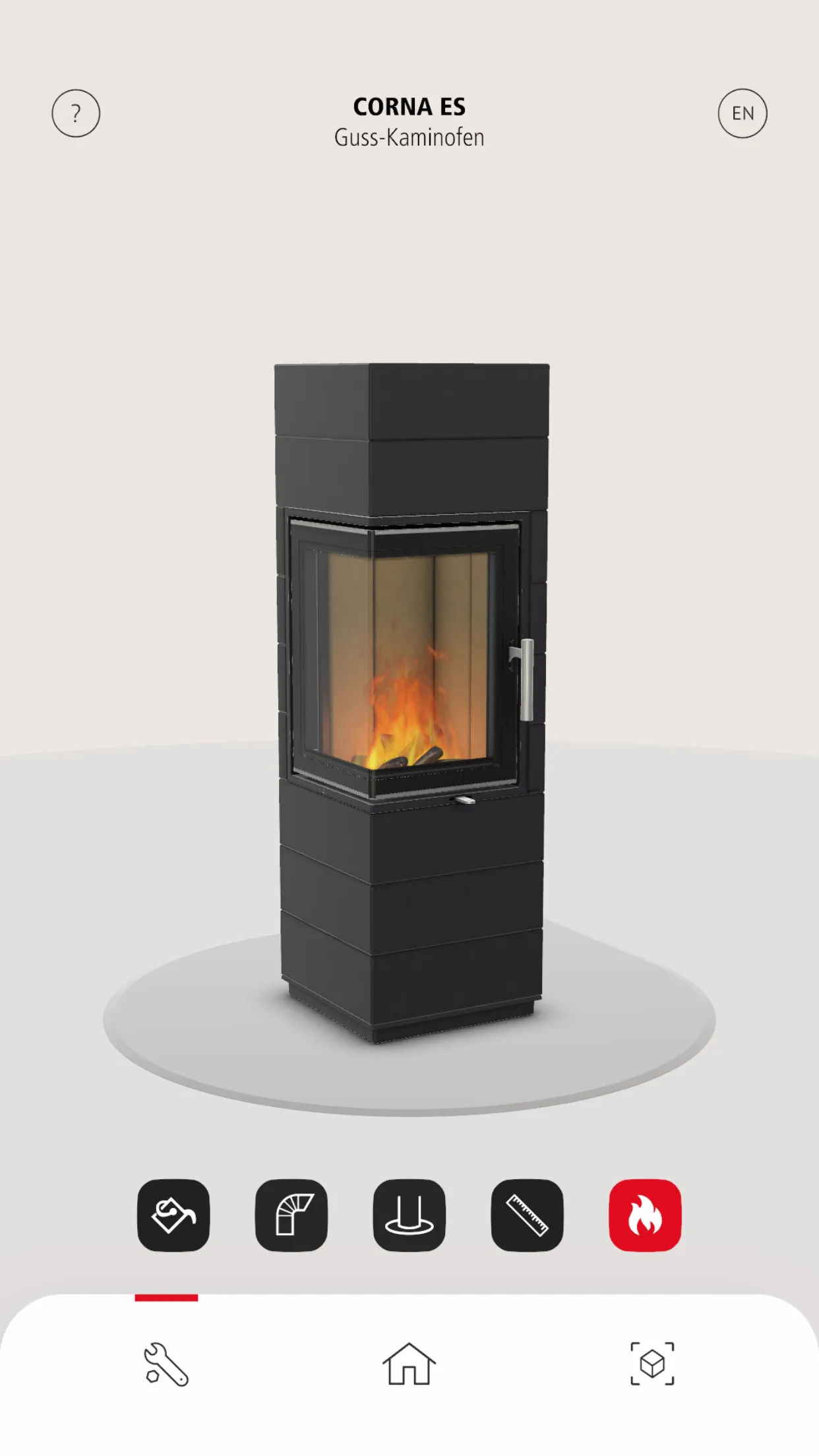 LEDA Wood Stove App 3D | Indus Appstore | Screenshot