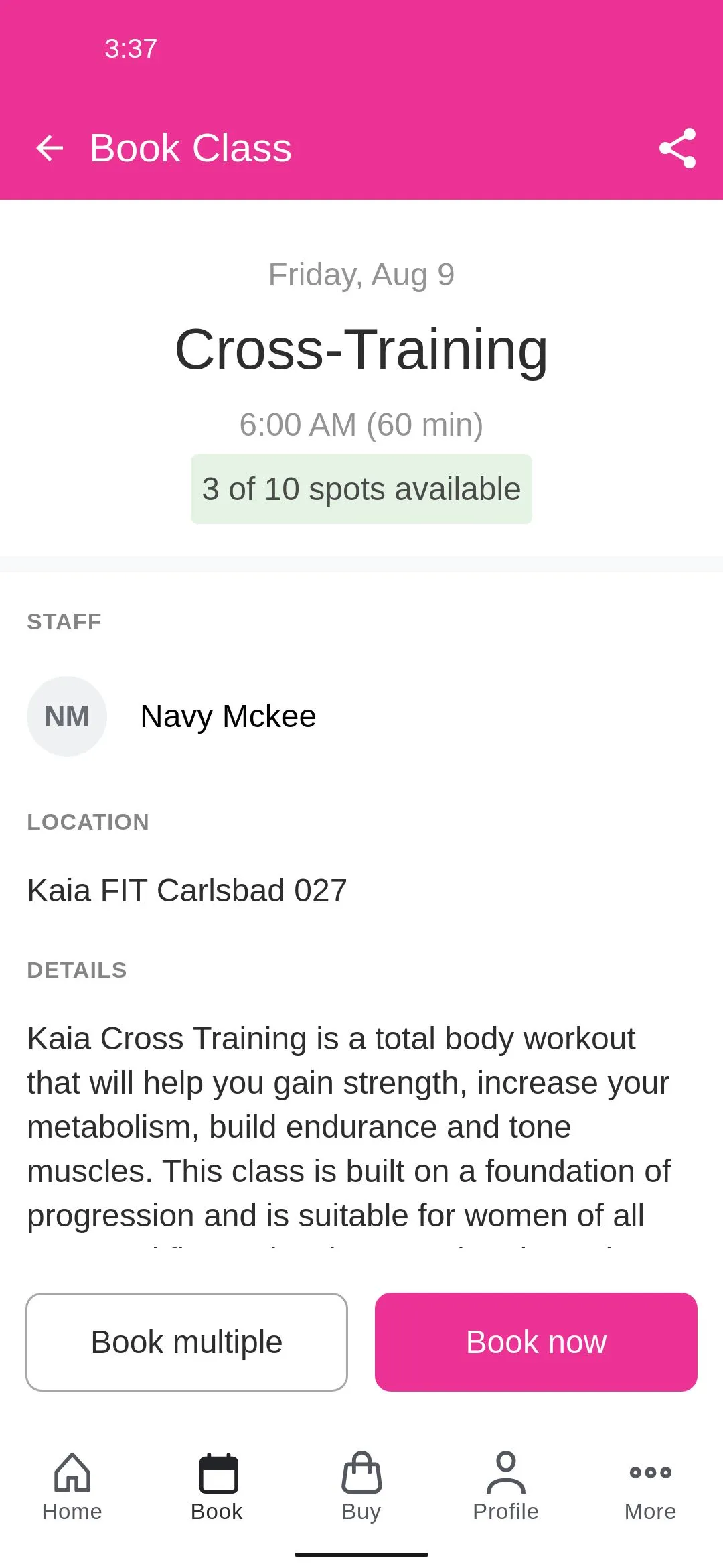 Kaia FIT Corp | Indus Appstore | Screenshot