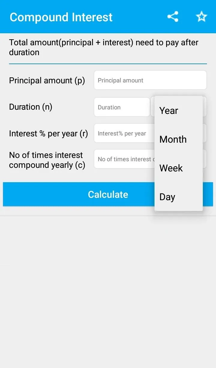 Compound Interest Calculator | Indus Appstore | Screenshot