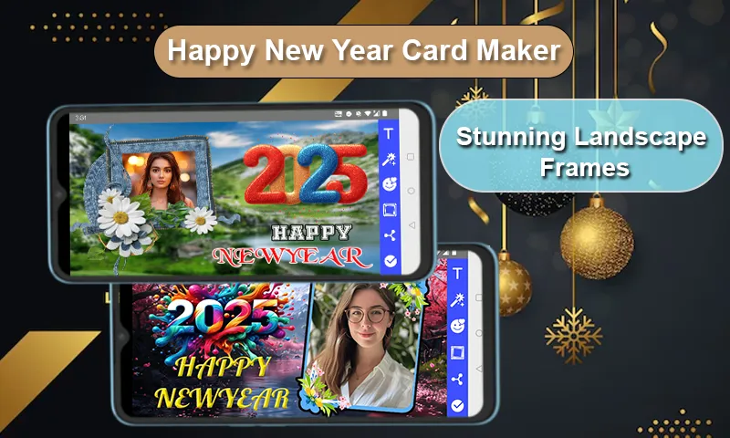 Happy Newyear Card Maker | Indus Appstore | Screenshot