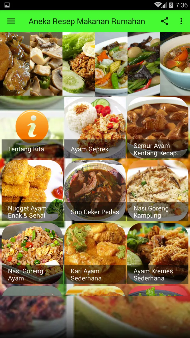 Aneka Resep Makanan Rumahan | Indus Appstore | Screenshot