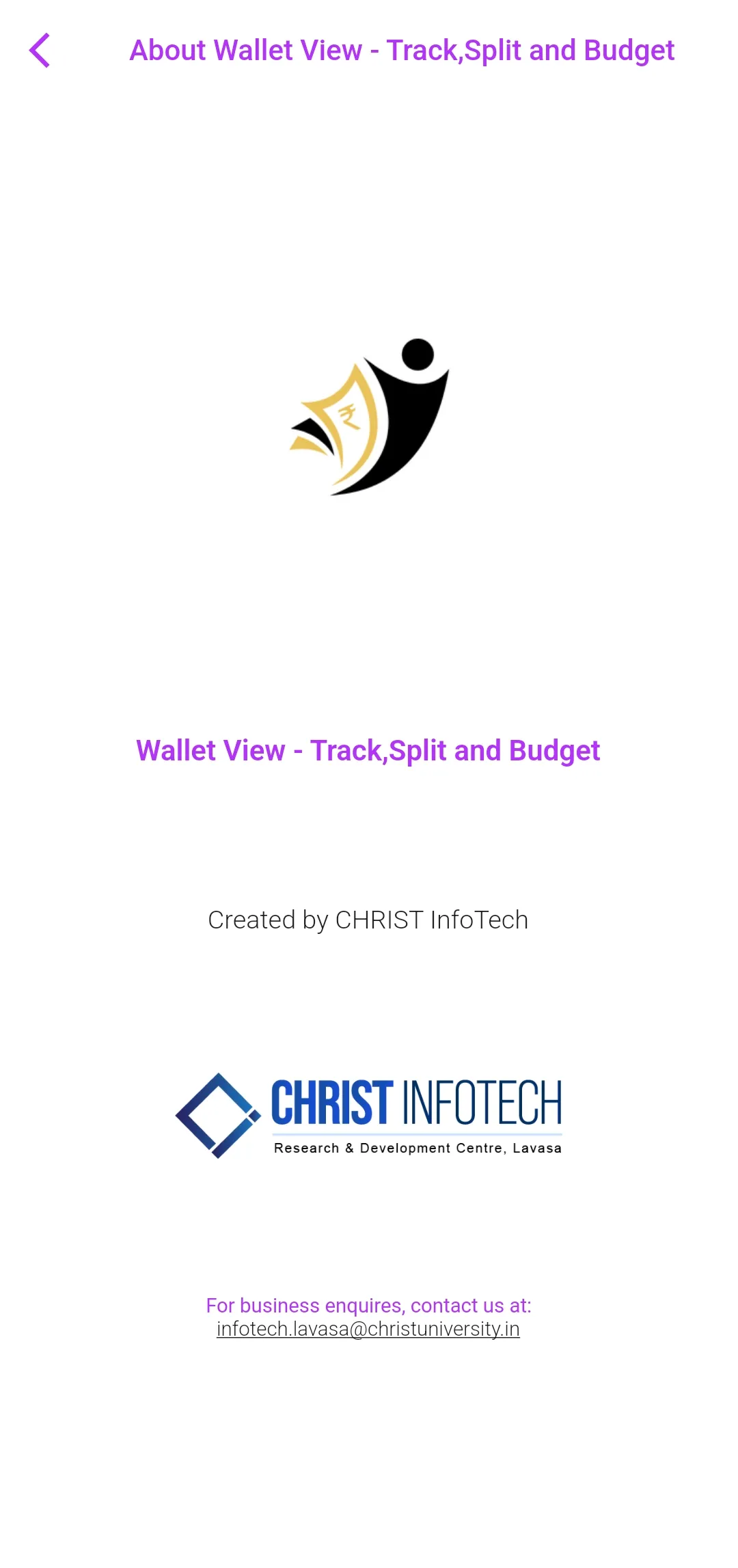 Wallet View - Track | Indus Appstore | Screenshot