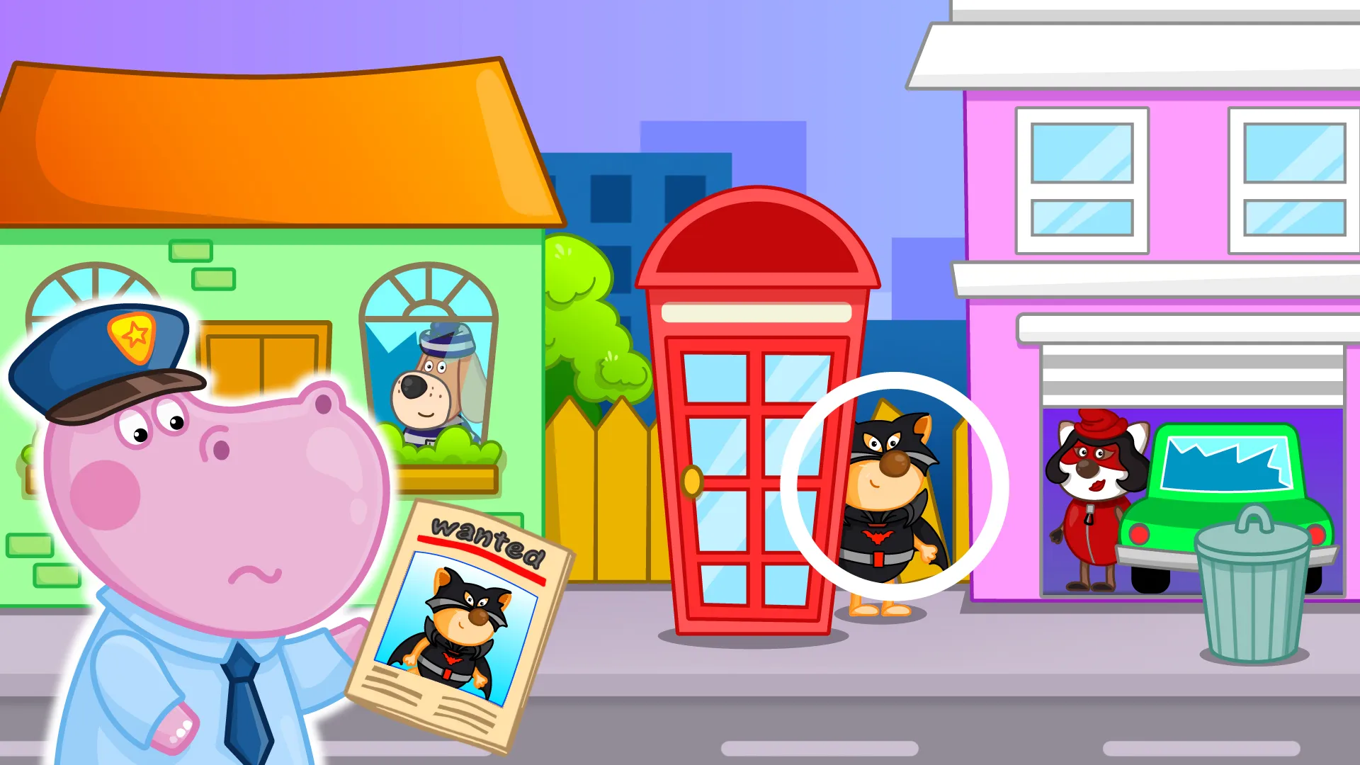 Detective Hippo: Police game | Indus Appstore | Screenshot