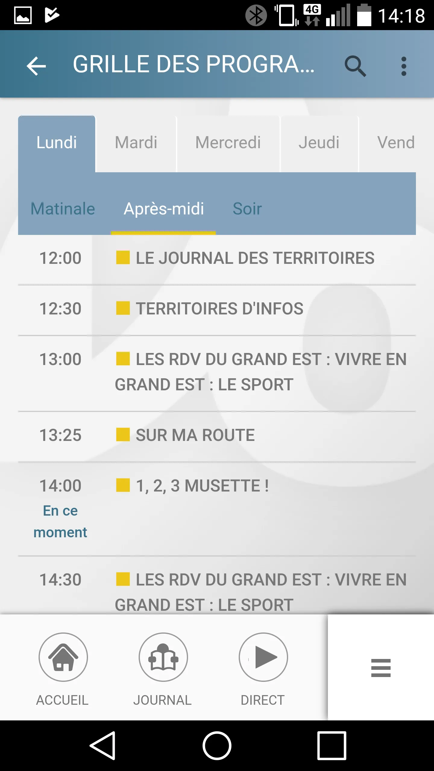 Vosges TV | Indus Appstore | Screenshot