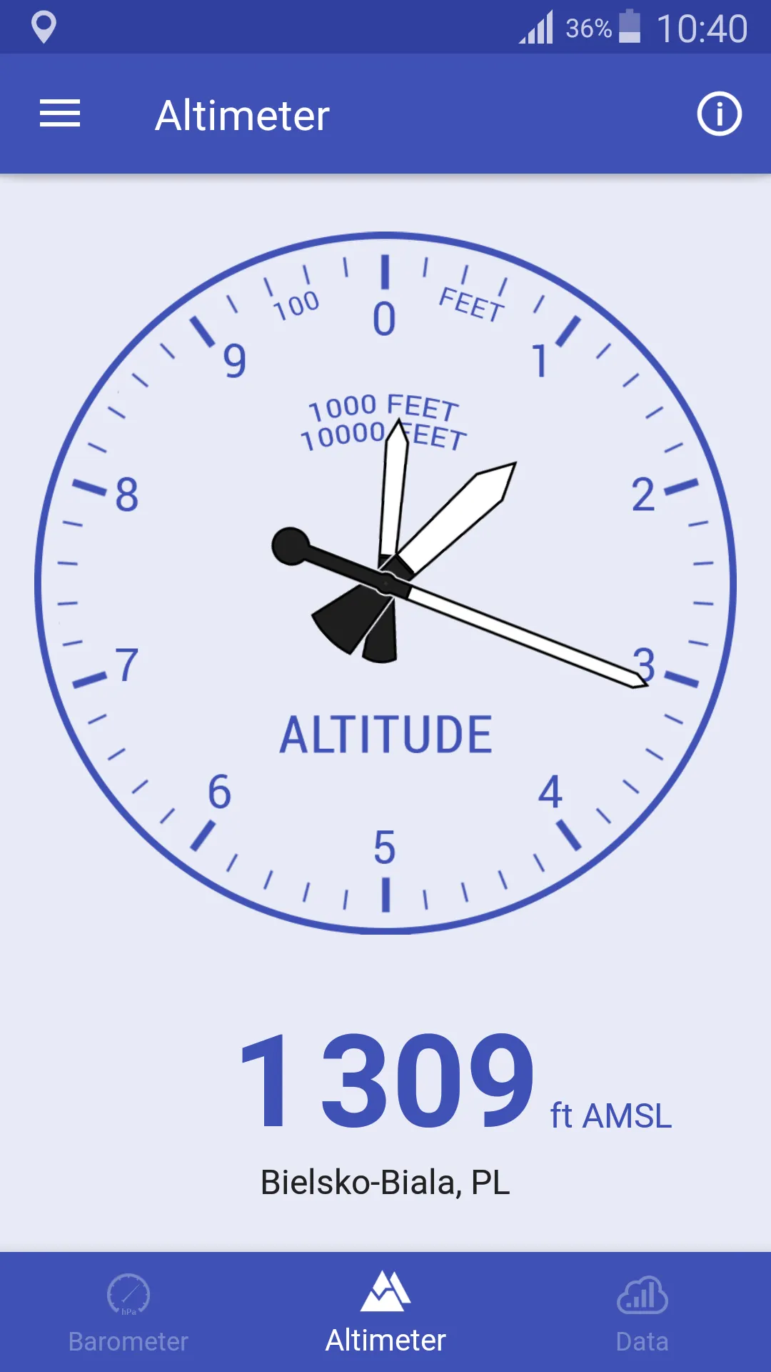 Barometer & Altimeter | Indus Appstore | Screenshot