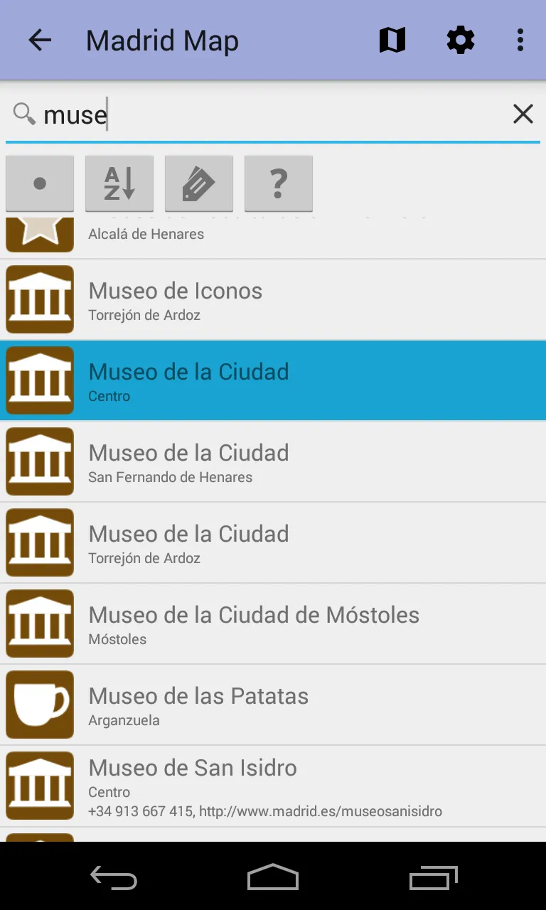 Madrid Offline City Map Lite | Indus Appstore | Screenshot