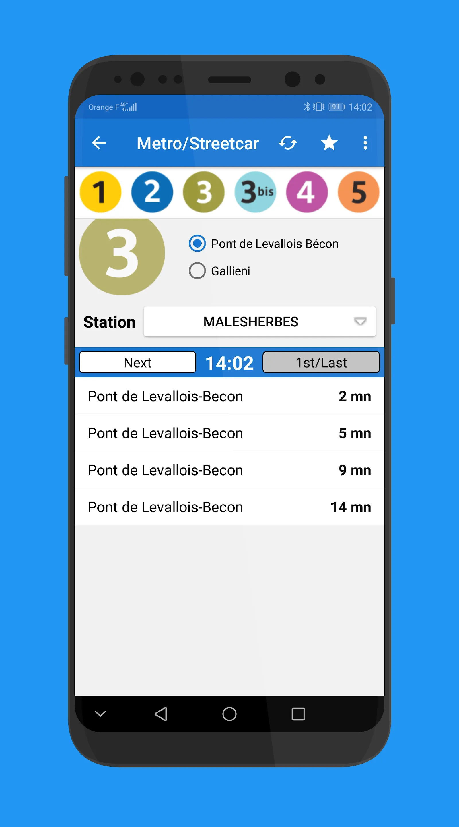 Horaires Me ! (Paris) | Indus Appstore | Screenshot