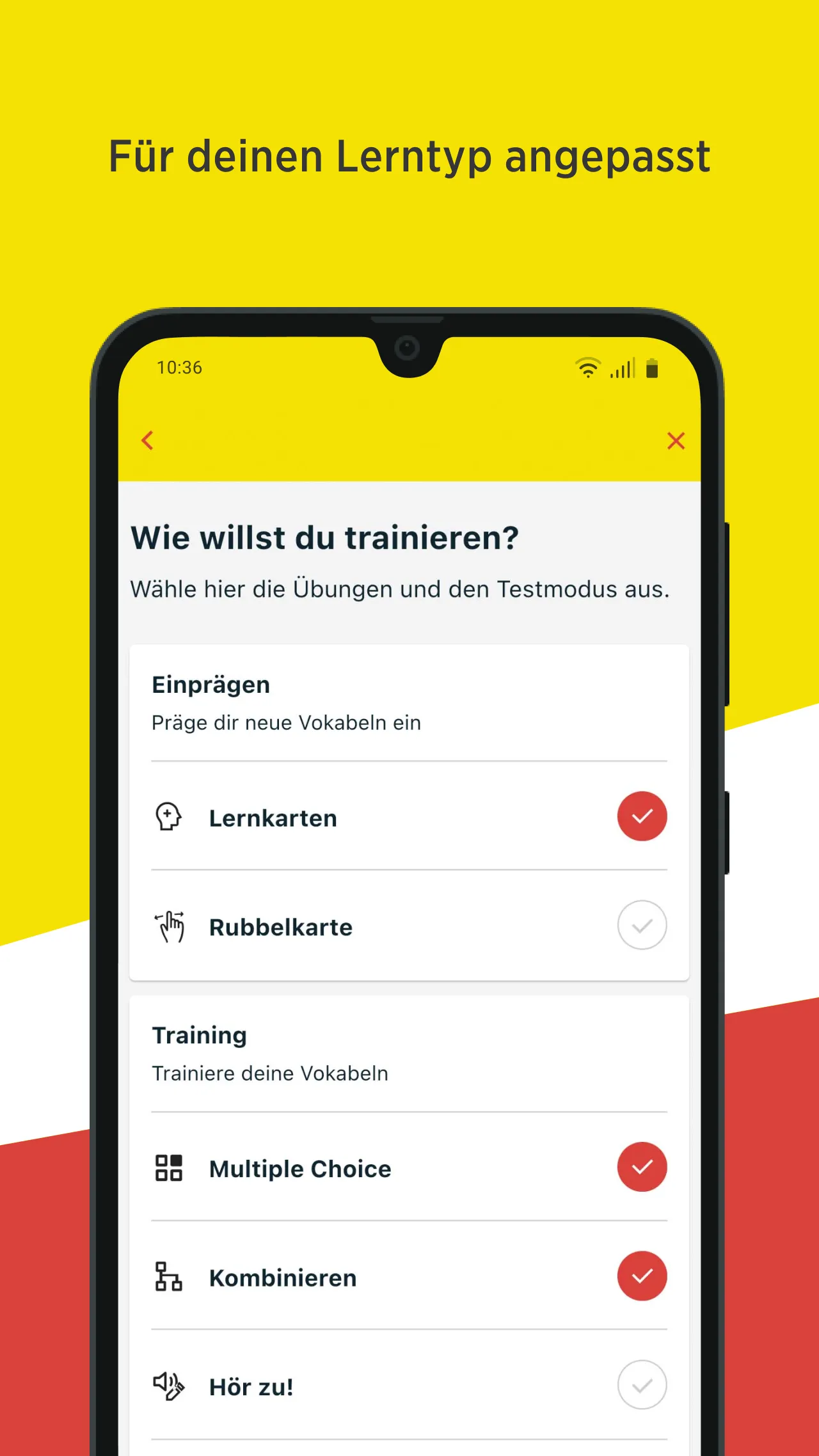 Découvertes Vokabeltrainer | Indus Appstore | Screenshot