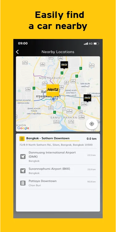 Hertz Thailand | Indus Appstore | Screenshot