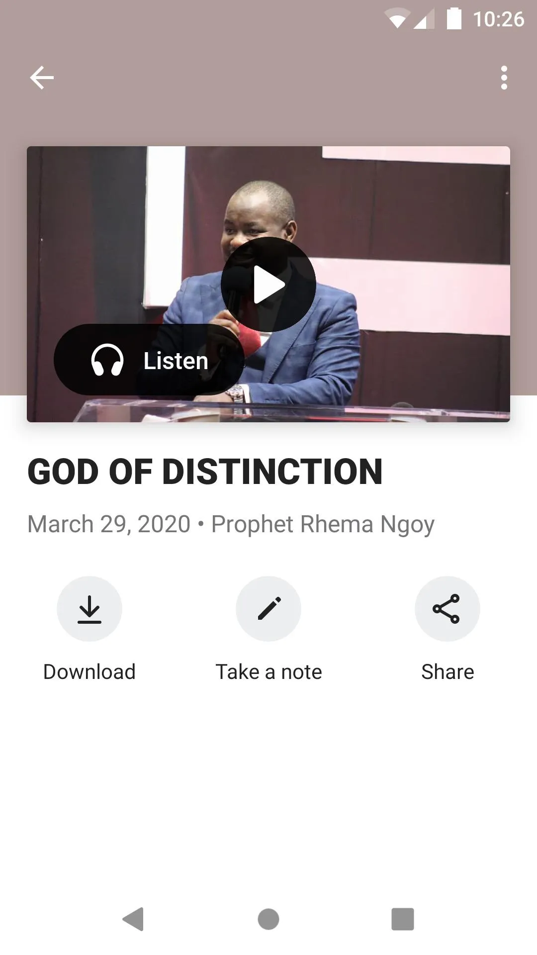 DGG CHURCH | Indus Appstore | Screenshot