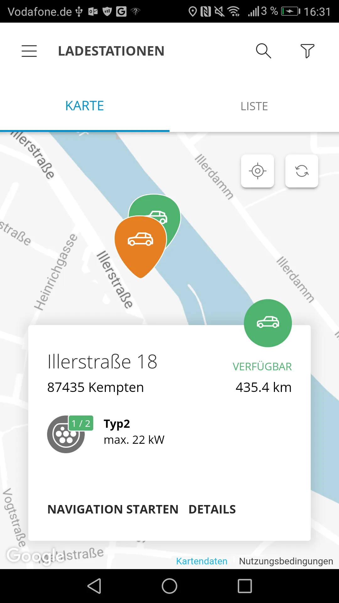 AllgäuStrom Mobil LadeApp | Indus Appstore | Screenshot