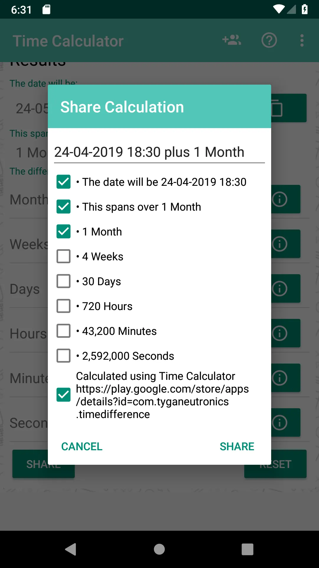 Time Calculator | Indus Appstore | Screenshot