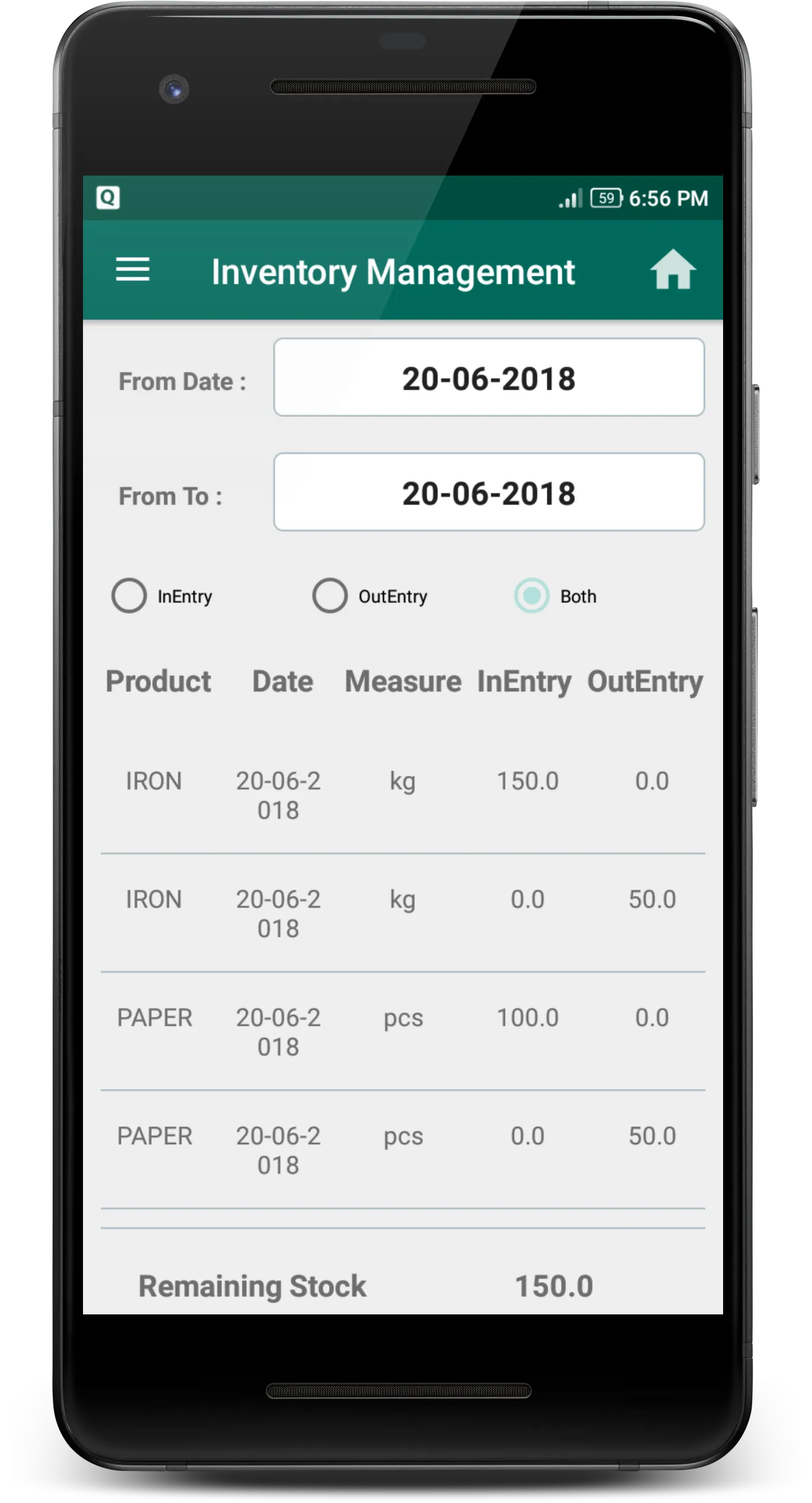 Inventory Management | Indus Appstore | Screenshot