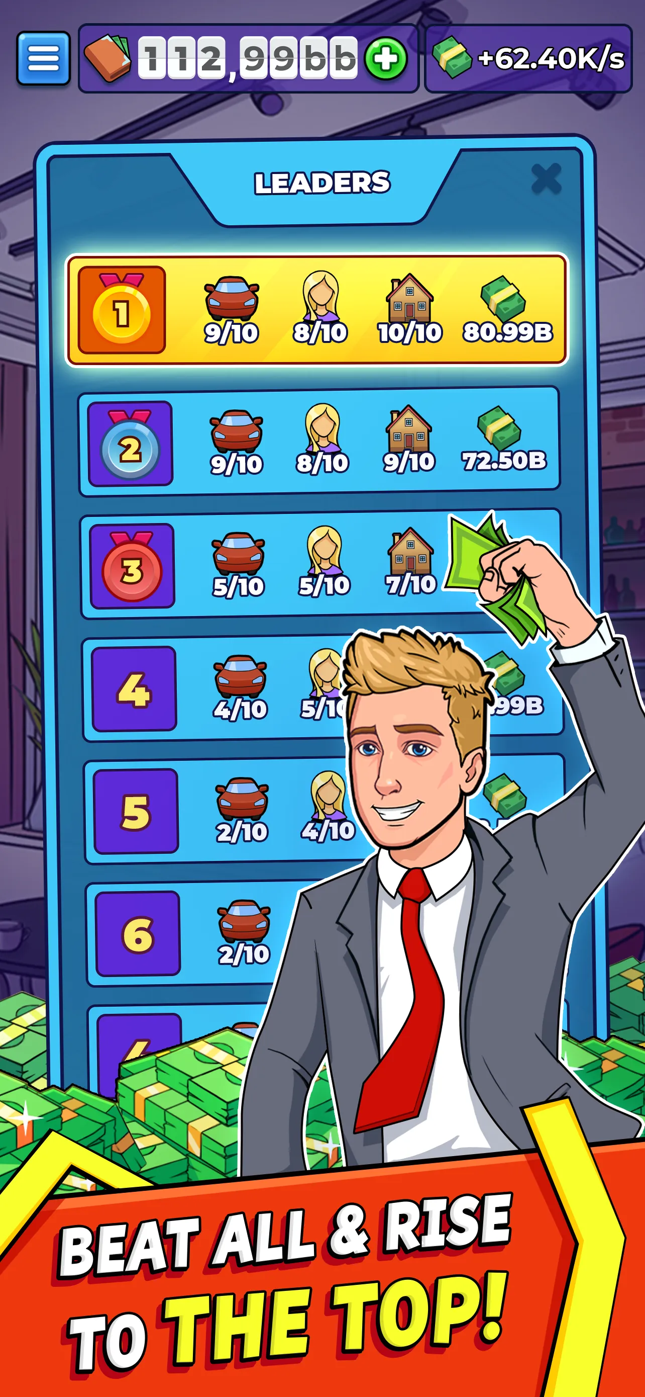 Idle Clickers: Money Tycoon | Indus Appstore | Screenshot