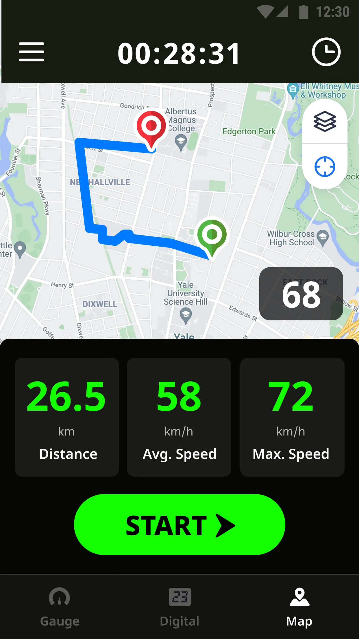 GPS Speedometer & Odometer | Indus Appstore | Screenshot