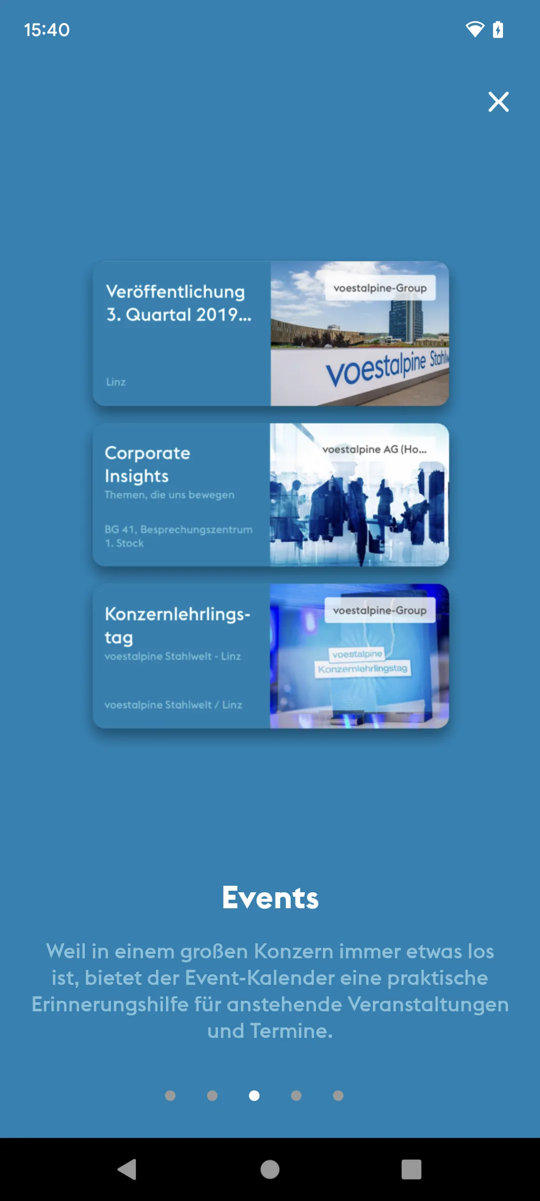 voestalpine myAPP | Indus Appstore | Screenshot