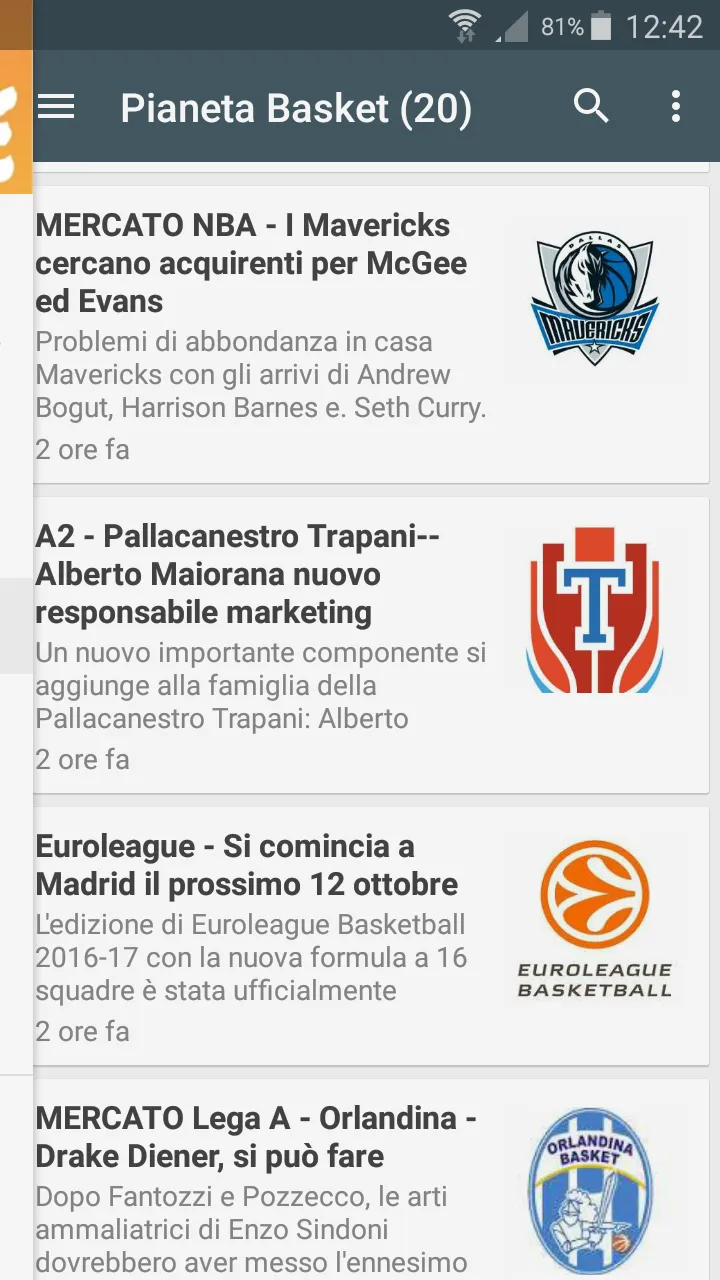 Tutto Basket Notizie | Indus Appstore | Screenshot