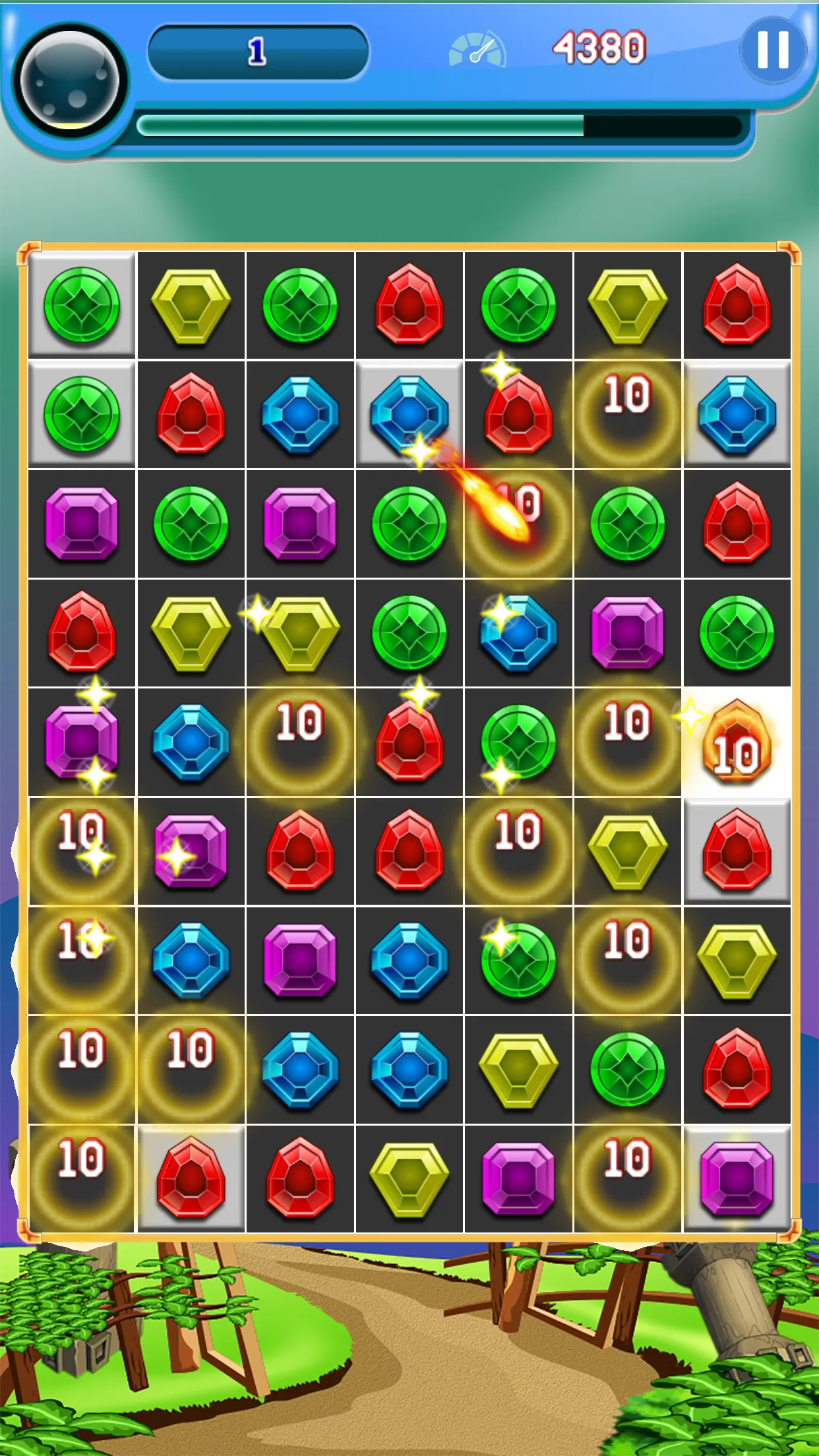 Magic Gems - Match 3 Puzzles | Indus Appstore | Screenshot