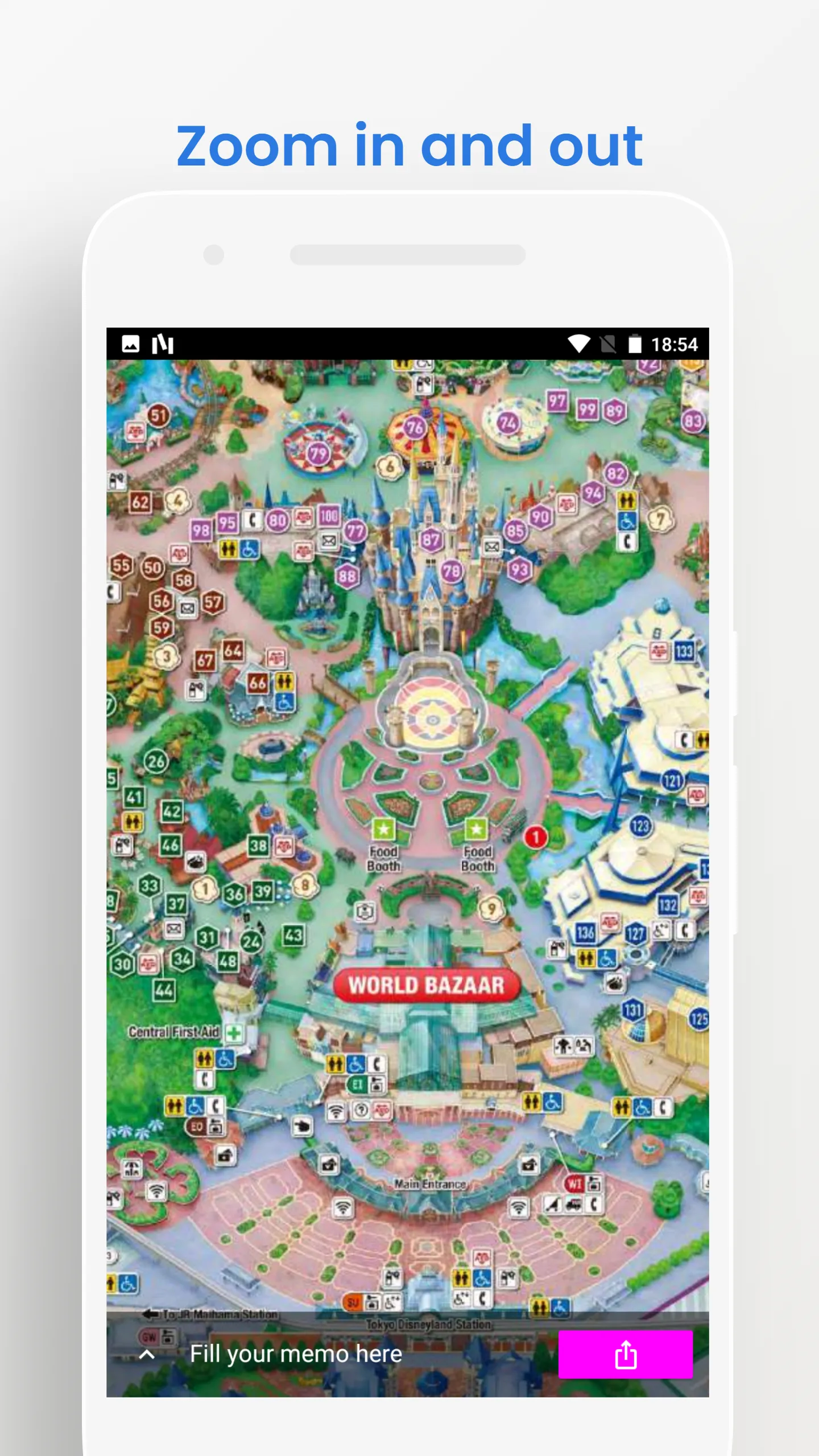 TOKYO LAND/SEA PARK MAP GUIDE | Indus Appstore | Screenshot