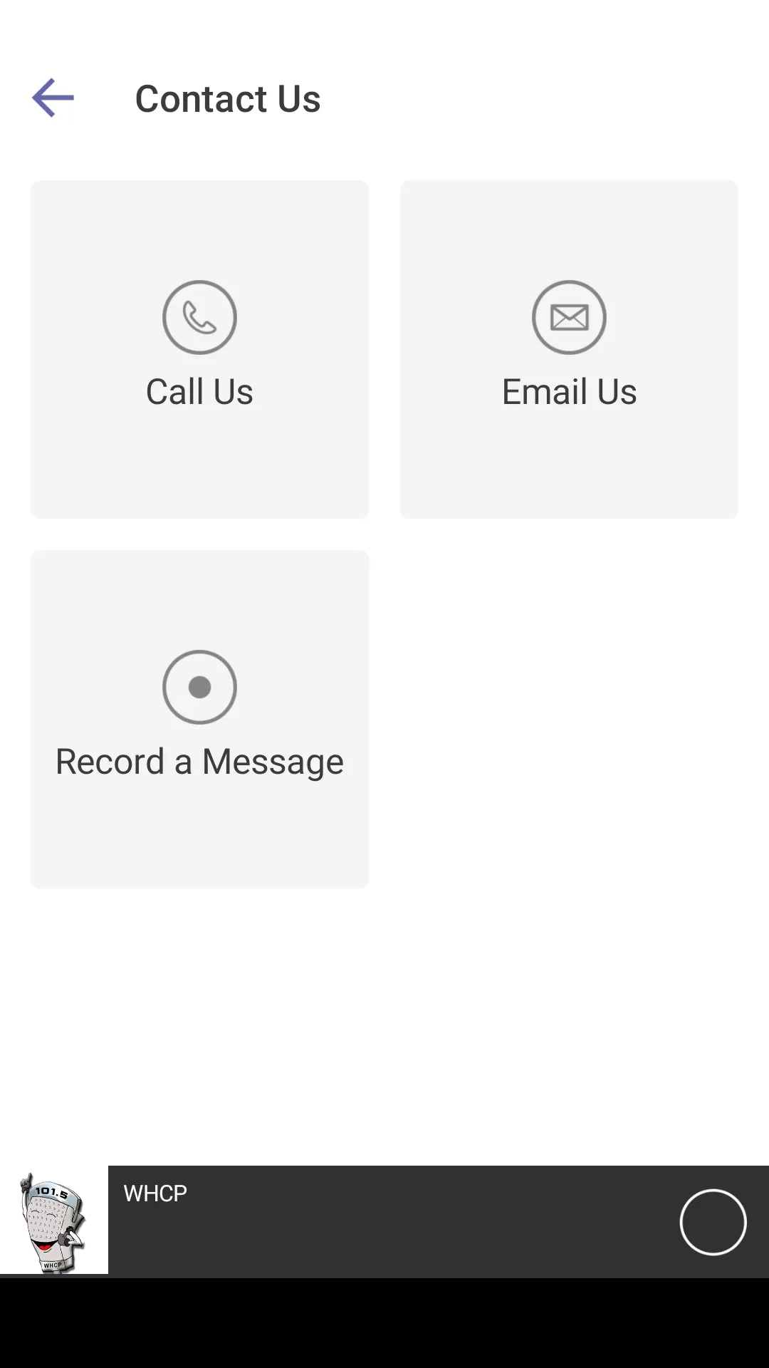 WHCP 101.5 FM Radio | Indus Appstore | Screenshot