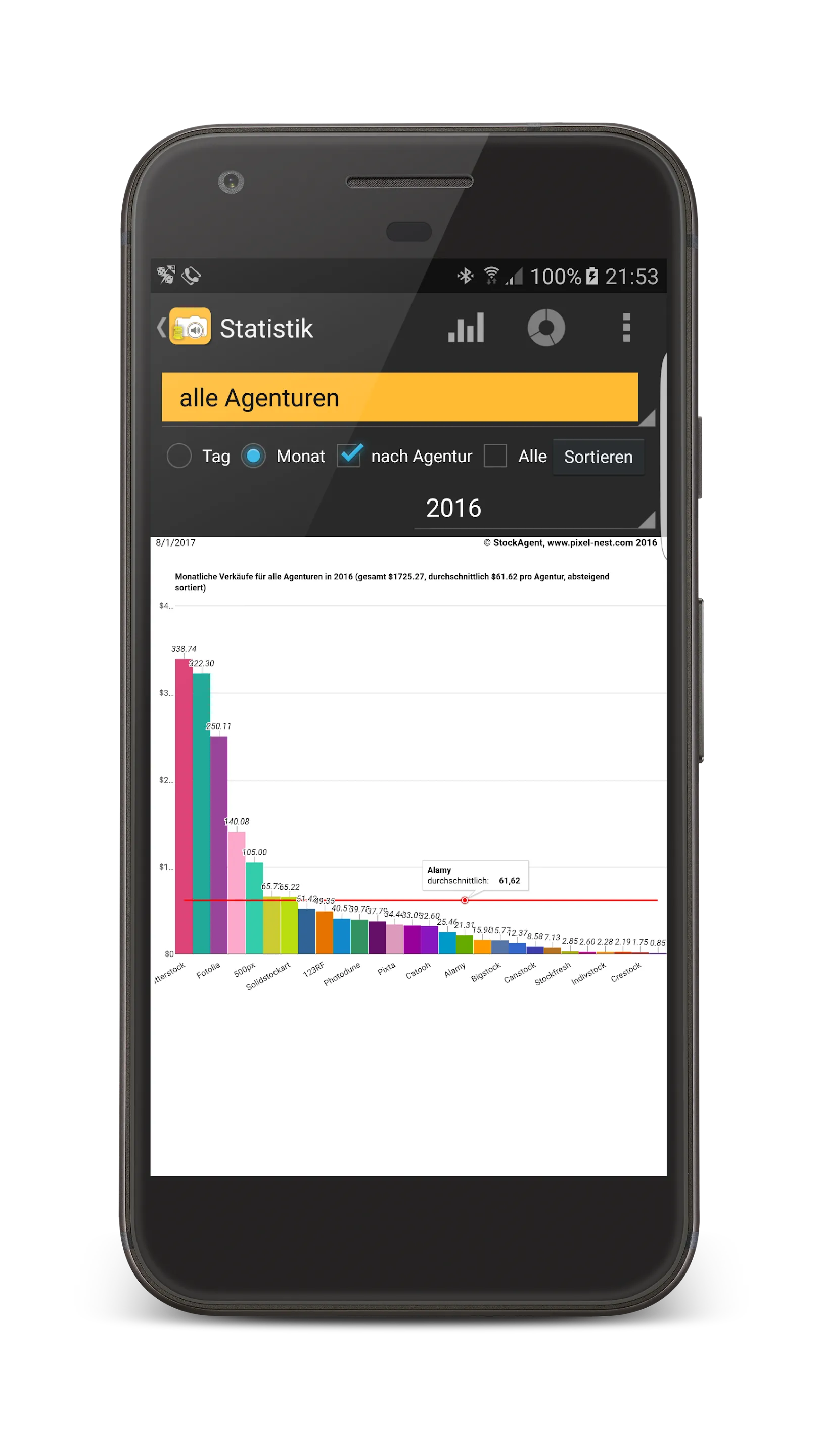 StockAgent NX | Indus Appstore | Screenshot