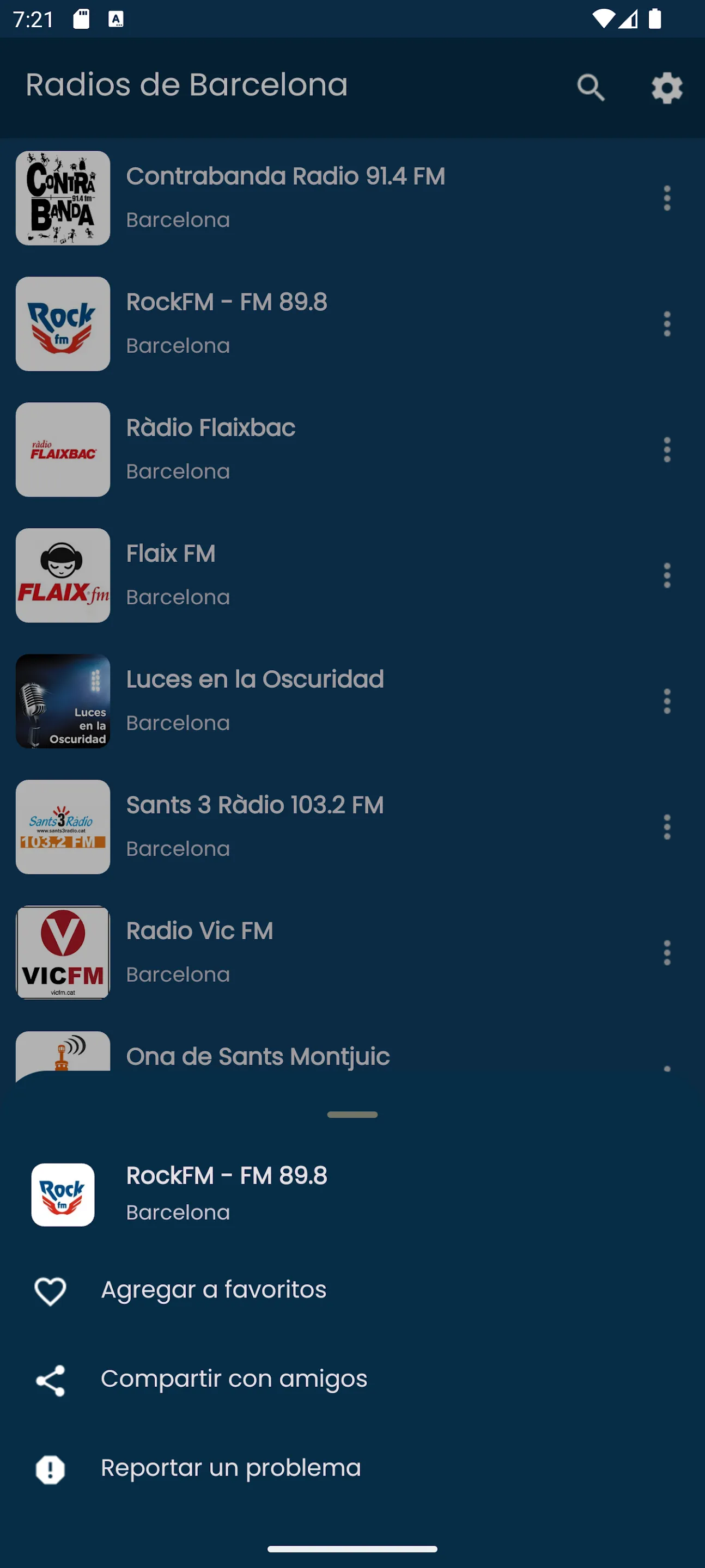 Radios from Barcelona | Indus Appstore | Screenshot