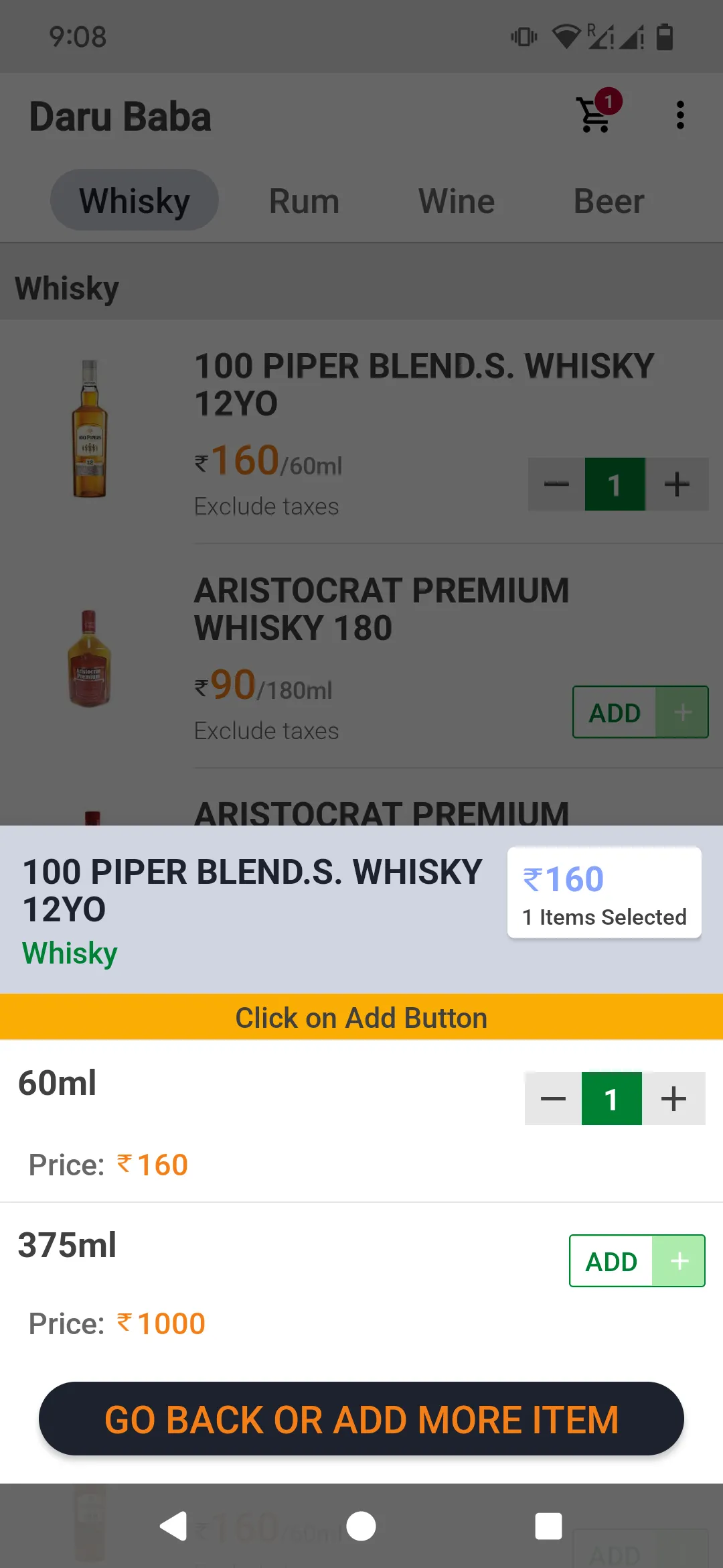 Daru Baba liquor home Delivery | Indus Appstore | Screenshot
