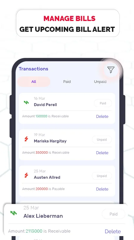 Bill Reminder - Track Payments | Indus Appstore | Screenshot