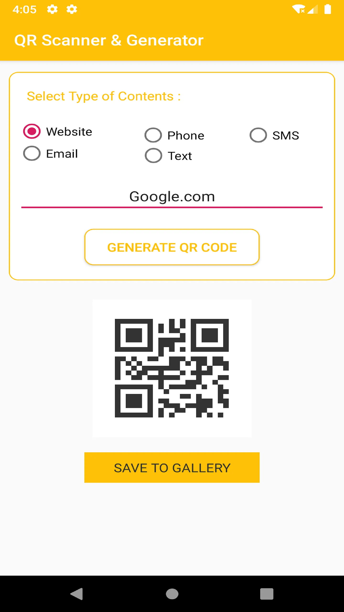 QR Generator and Scanner | Indus Appstore | Screenshot