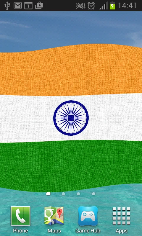 India Flag Live Wallpaper | Indus Appstore | Screenshot